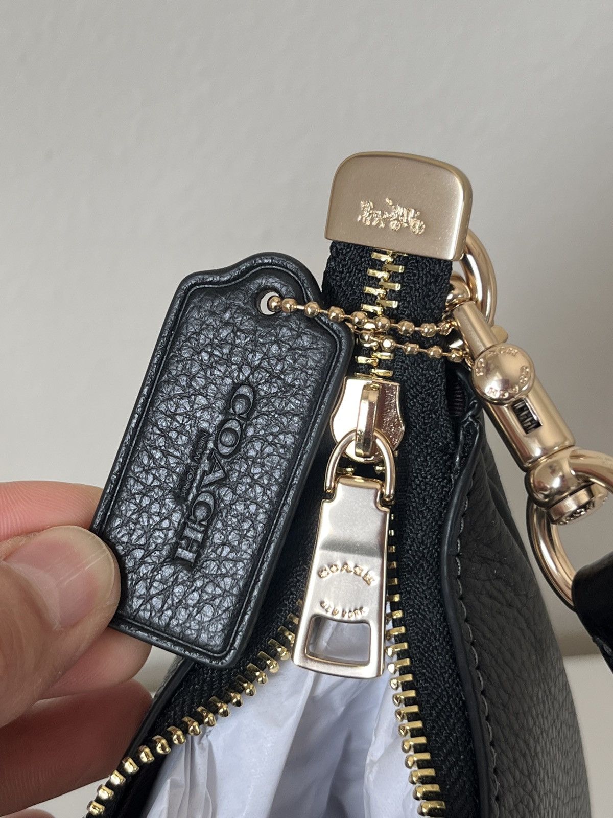 Coach Coach Teri Hobo Bag In Refined Pebble Leather Size ONE SIZE - 6 Thumbnail