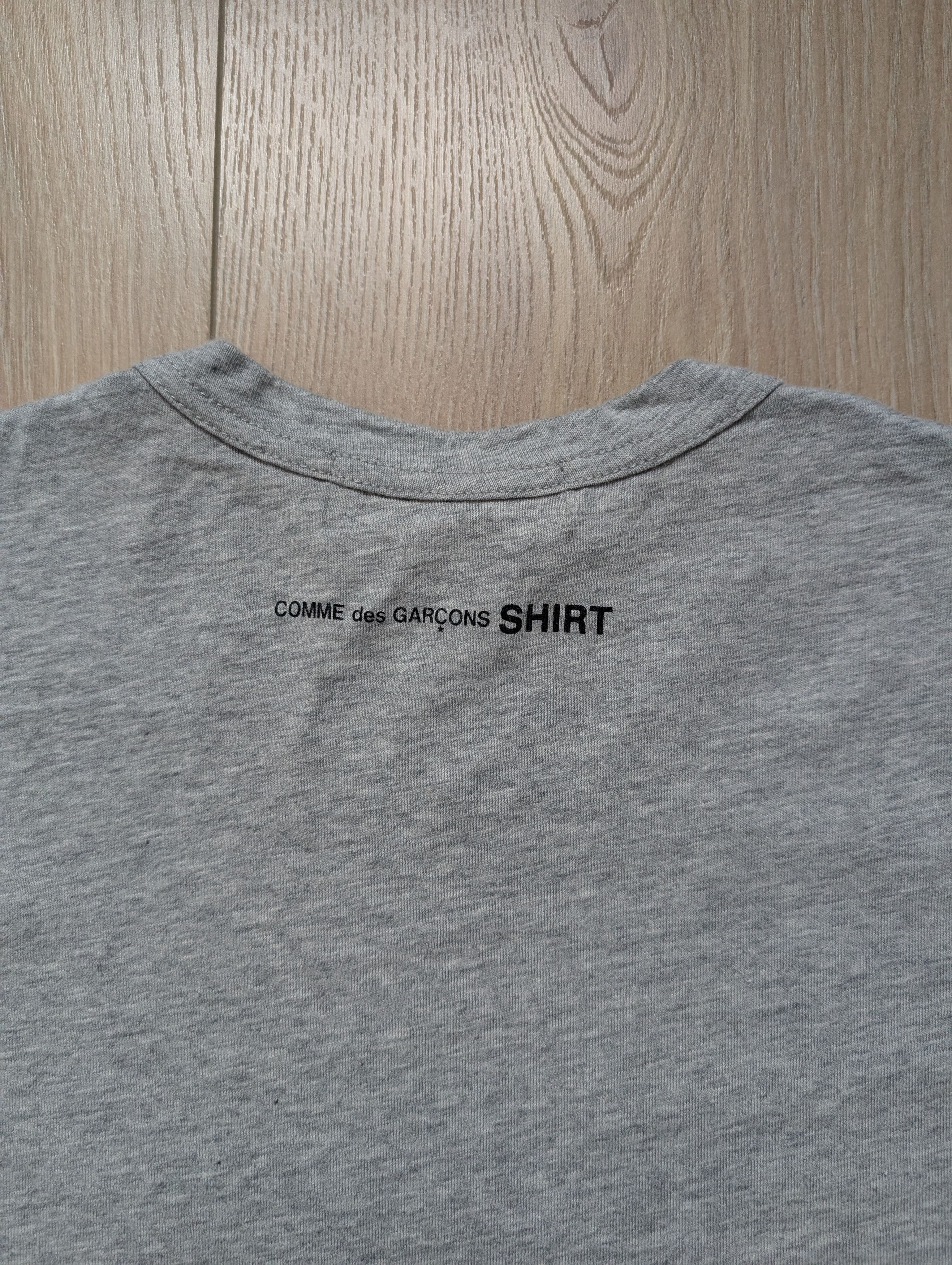 Comme des Garcons Comme des Garçons PLAY Grey Cotton T-Shirt Size US S / EU 44-46 / 1 - 5 Thumbnail