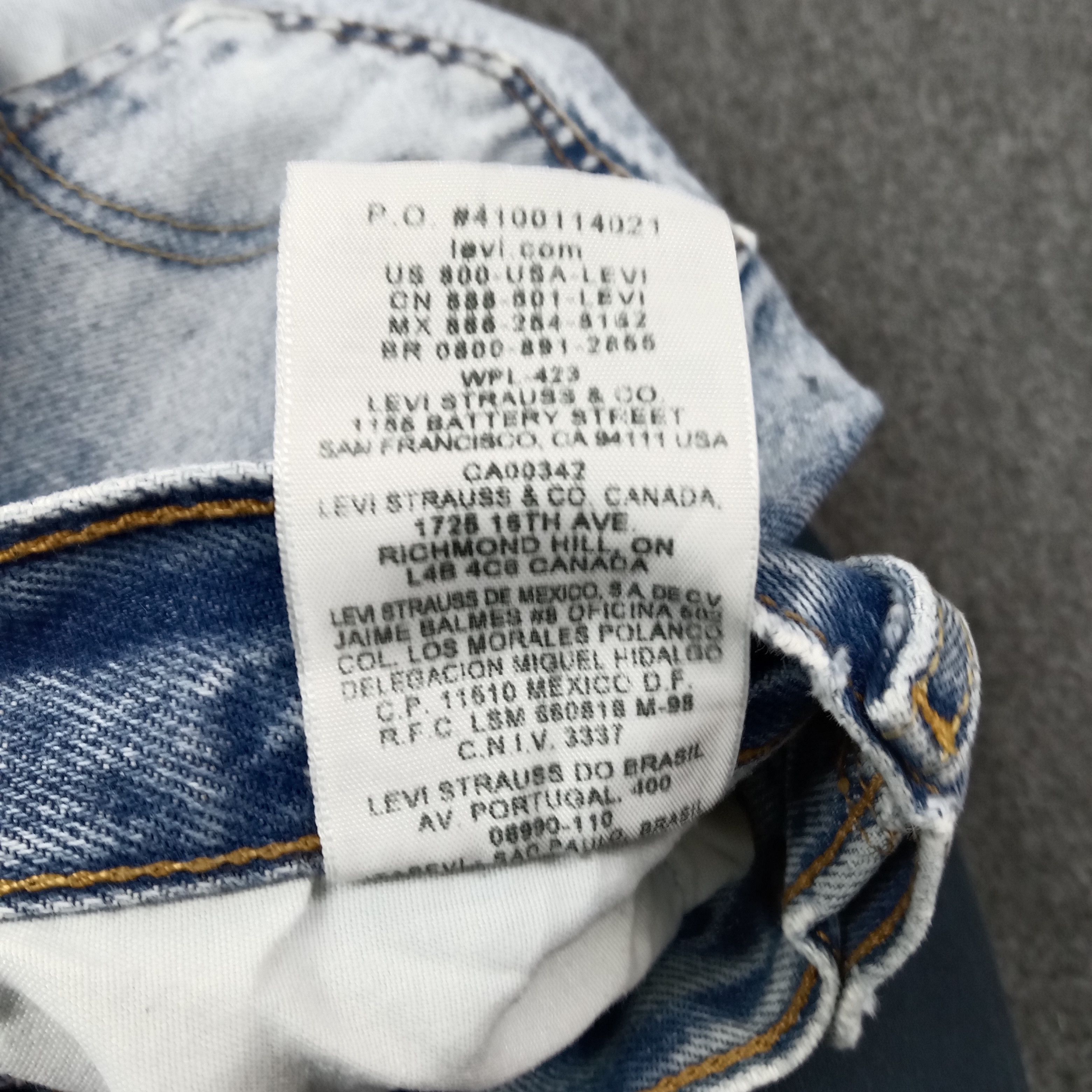 Levi's Levi's 501 American Distressed Denim Jeans C252N10 Size US 28 / EU 44 - 16 Thumbnail