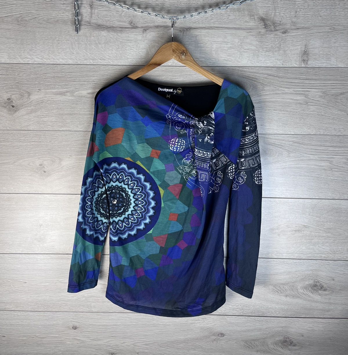 Desigual Women blouse Designer size M casual Y2K Japan Size M / US 6-8 / IT 42-44 - 1 Thumbnail