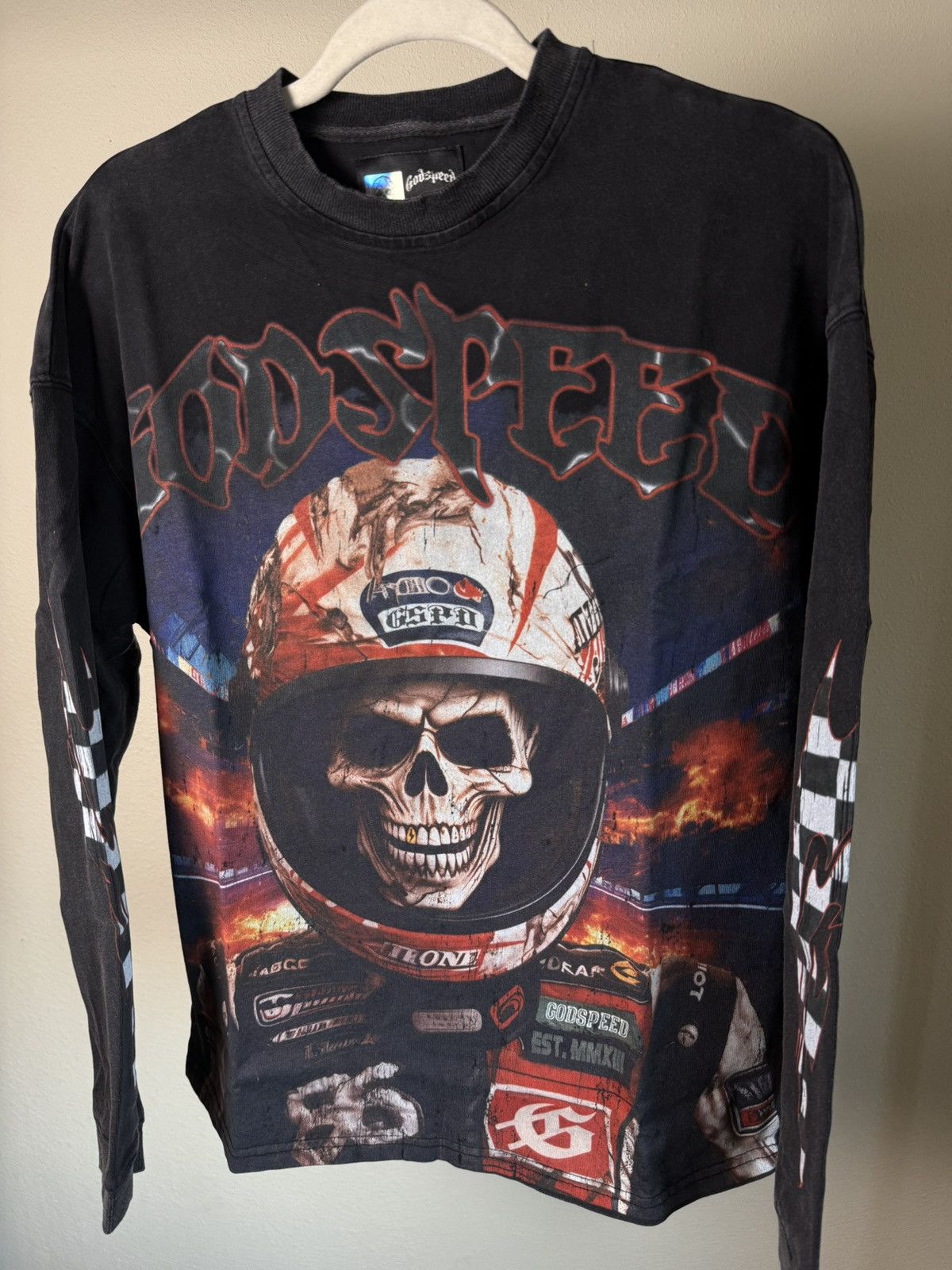 Godspeed “Racer Goldie” Long Sleeve Shirt