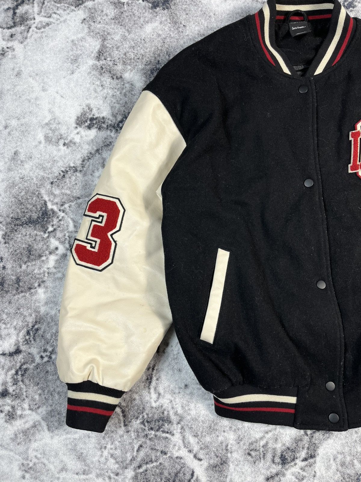 Other Varsity / Letterman Jacket “JETS” – Tagged XS/ Fits Men’s XL Size US XL / EU 56 / 4 - 3 Thumbnail