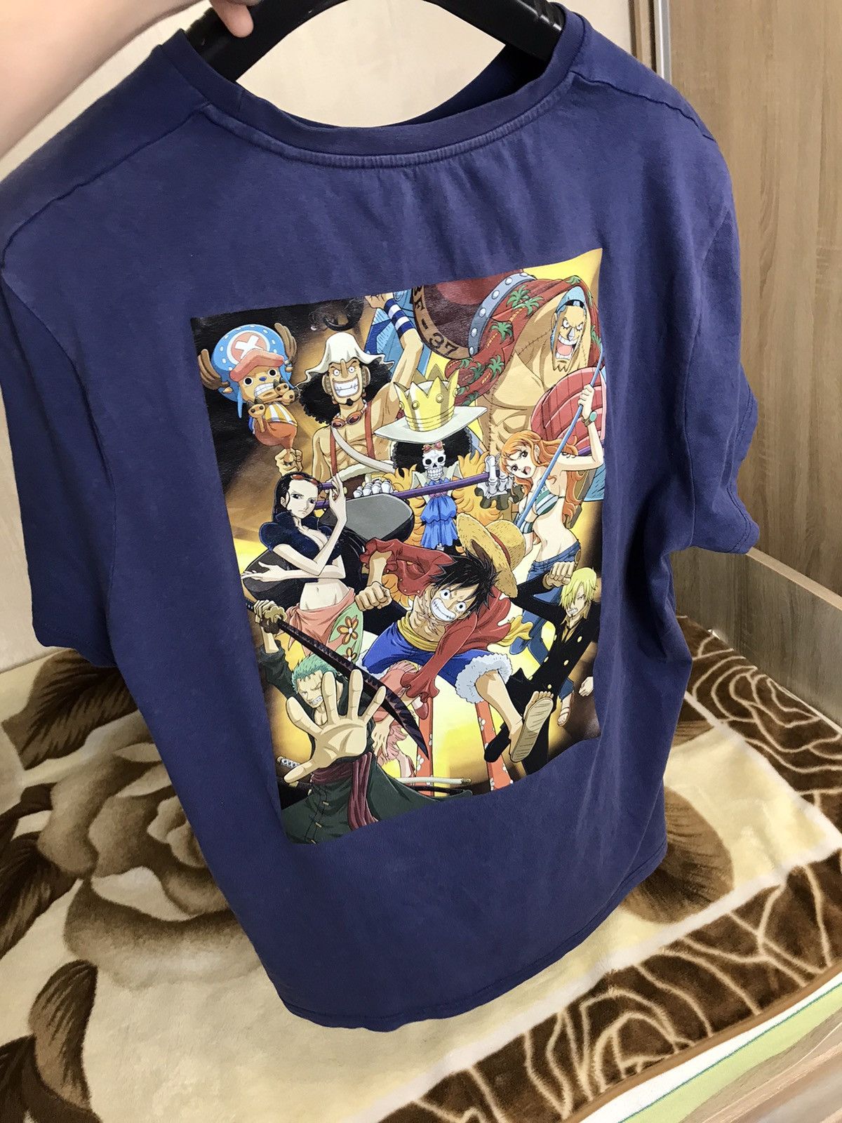 Anime × Japanese Brand × Vintage 🔥 Rare One Piece Anime Big Graphic T Shirt Print Logo Y2K Size US XXL / EU 58 / 5 - 7 Thumbnail