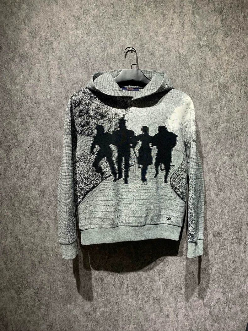 Louis Vuitton Green Hooded Sweatshirt with Stylish Design - dmc Size US S / EU 44-46 / 1 - 1 Thumbnail