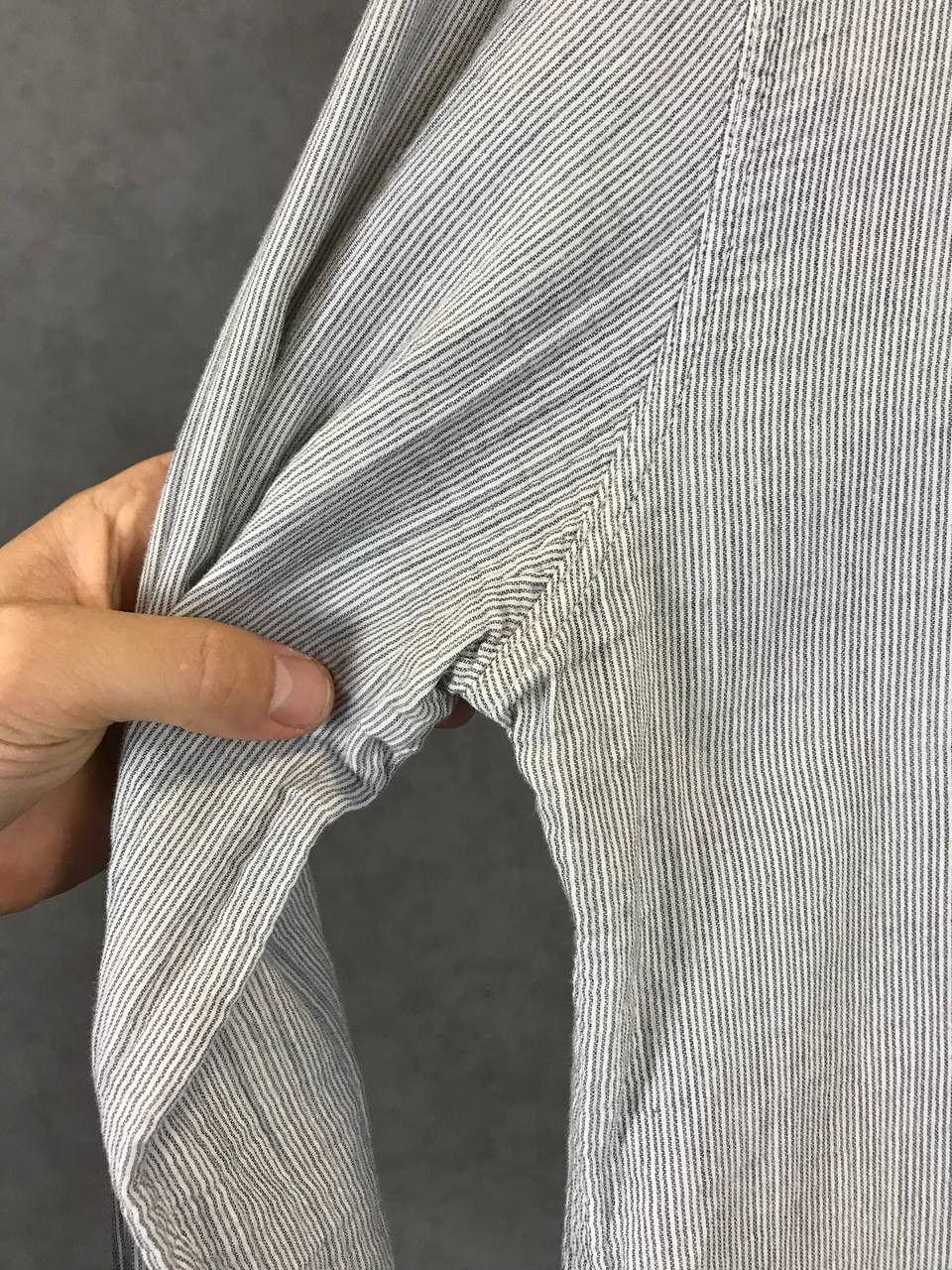 Allsaints × Vintage Allsaints vintage logo striped shirt Size US L / EU 52-54 / 3 - 8 Thumbnail