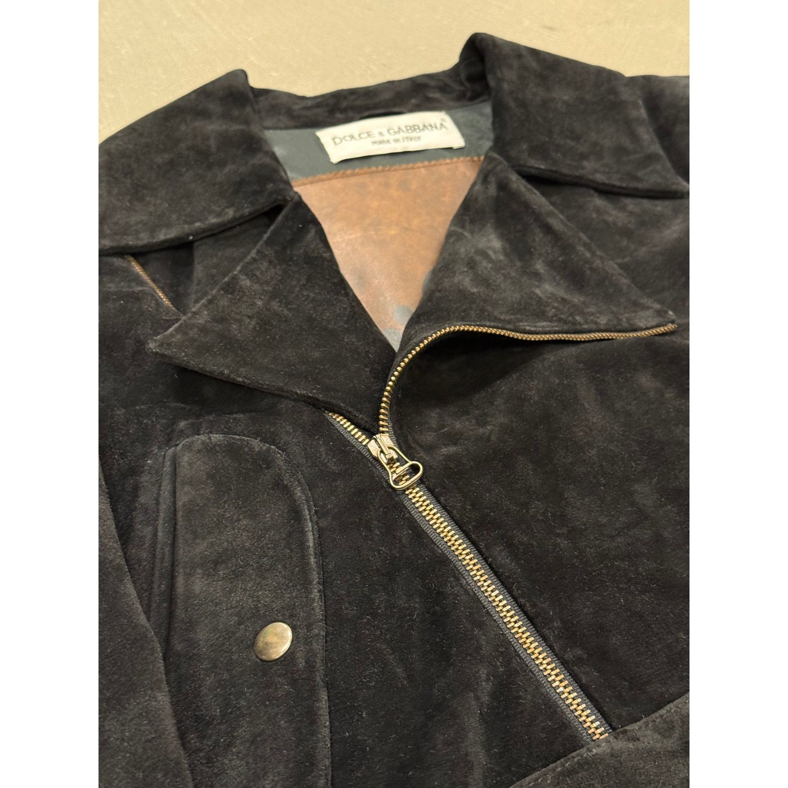 Dolce & Gabbana A/W1992 Dolce & Gabbana dragon tattoo runway leather jacket Size US M / EU 48-50 / 2 - 8 Thumbnail