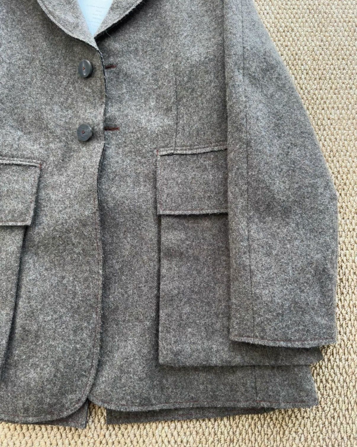 Omar Afridi OMAR AFRIDI Wool Jacket Coat K23 Size US S / EU 44-46 / 1 - 3 Thumbnail
