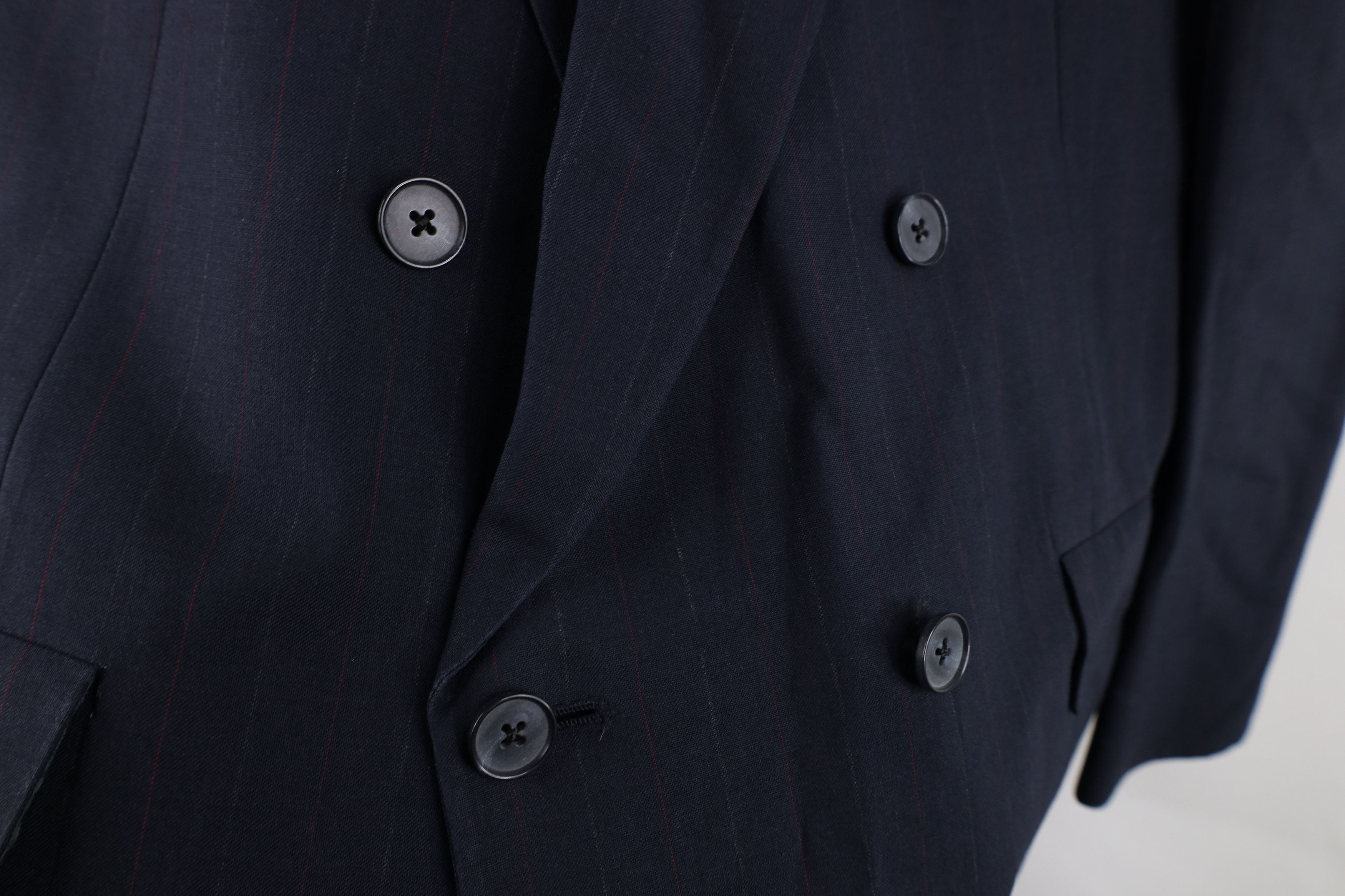 Vintage Vintage 80s 90s Double Breasted Blazer Suit Coat Jacket USA Size US XXL / EU 58 / 5 - 4 Thumbnail