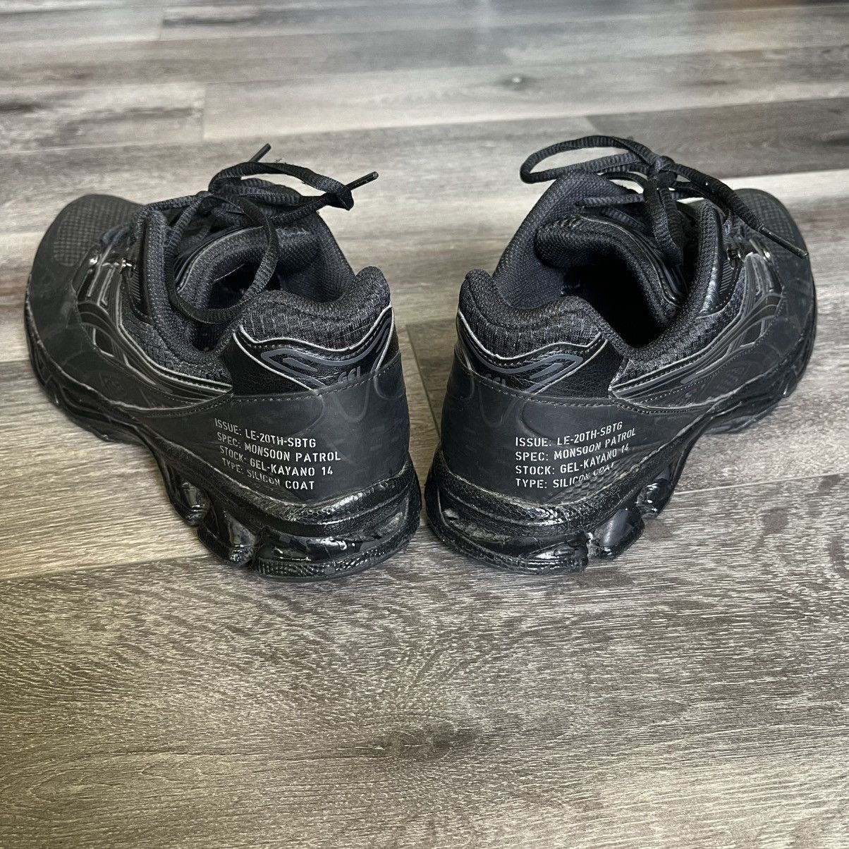 Asics ASICS Gel-Kayano 14 SBTG x Limited Etd Monsoon Patrol Black Size US 10.5 / EU 43-44 - 4 Thumbnail