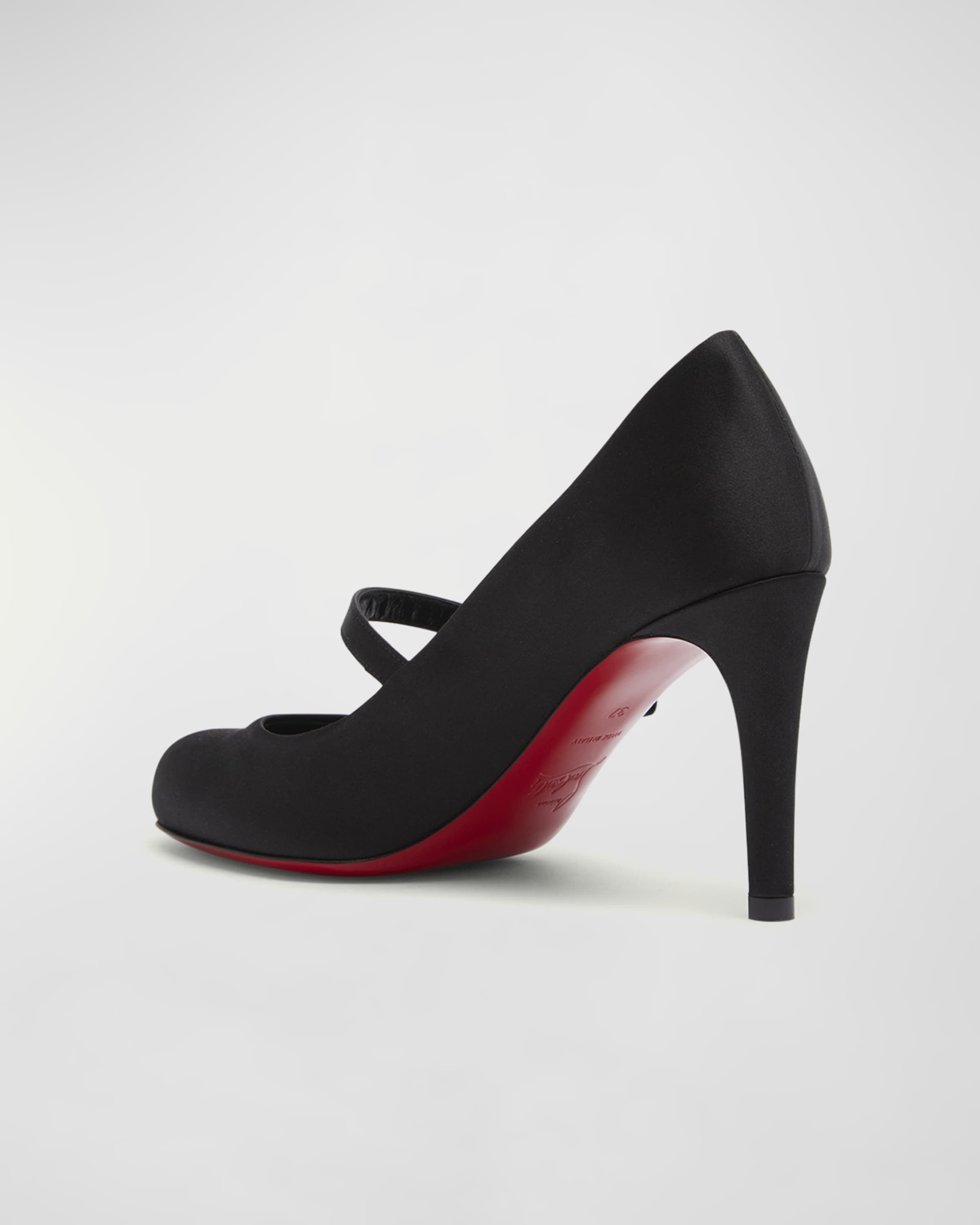 Christian Louboutin o1s1wg110924 Pumppie Wallis in Black Size US 8 / IT 38 - 2 Thumbnail