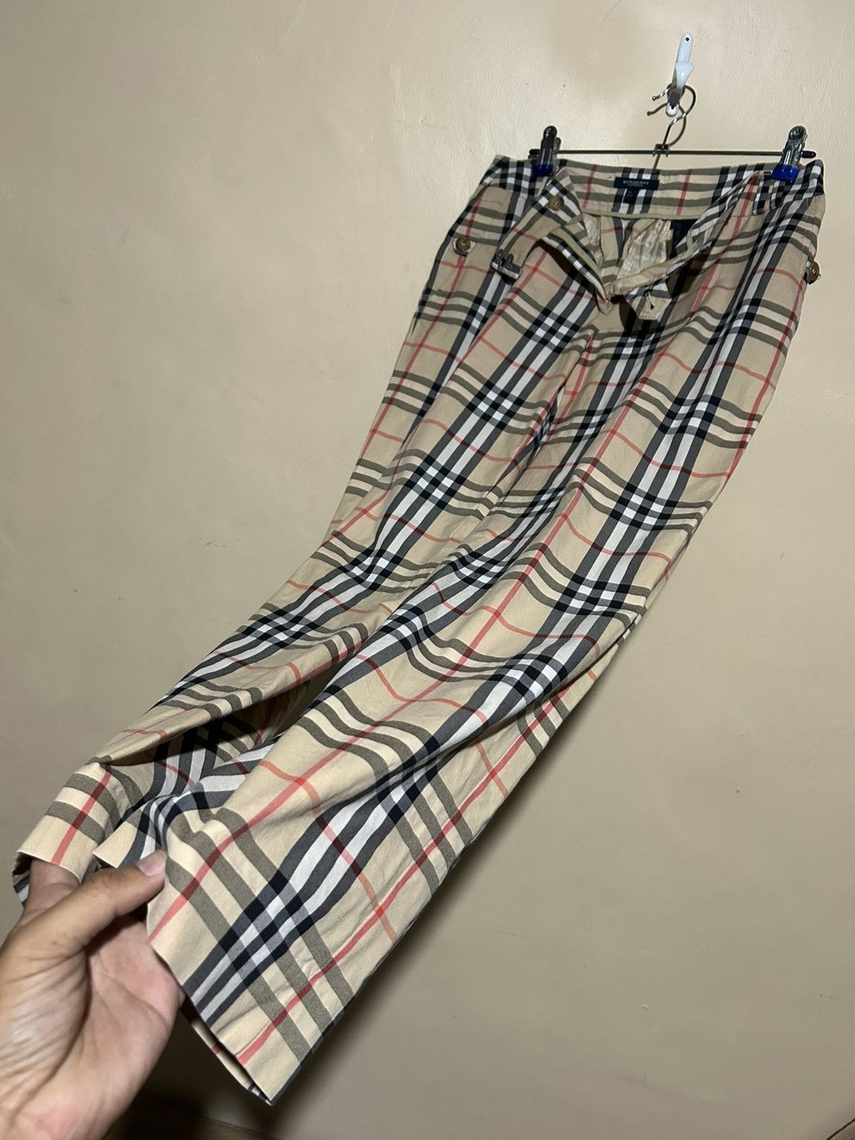 Burberry BURBERRY - NOVA PLAID PANTS Size 26" / US 2 / IT 38 - 3 Thumbnail