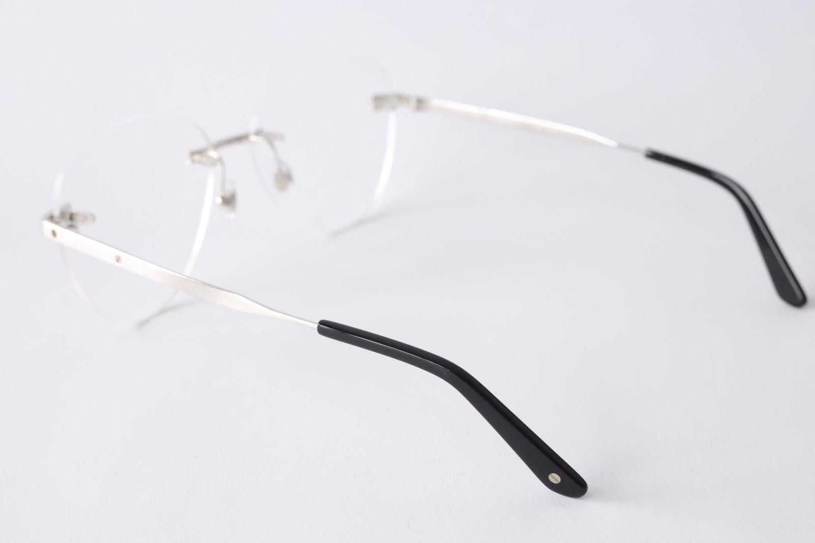 Cartier New Cartier optical eyeglasses CT0338O 002 silver Santos Size ONE SIZE - 6 Thumbnail