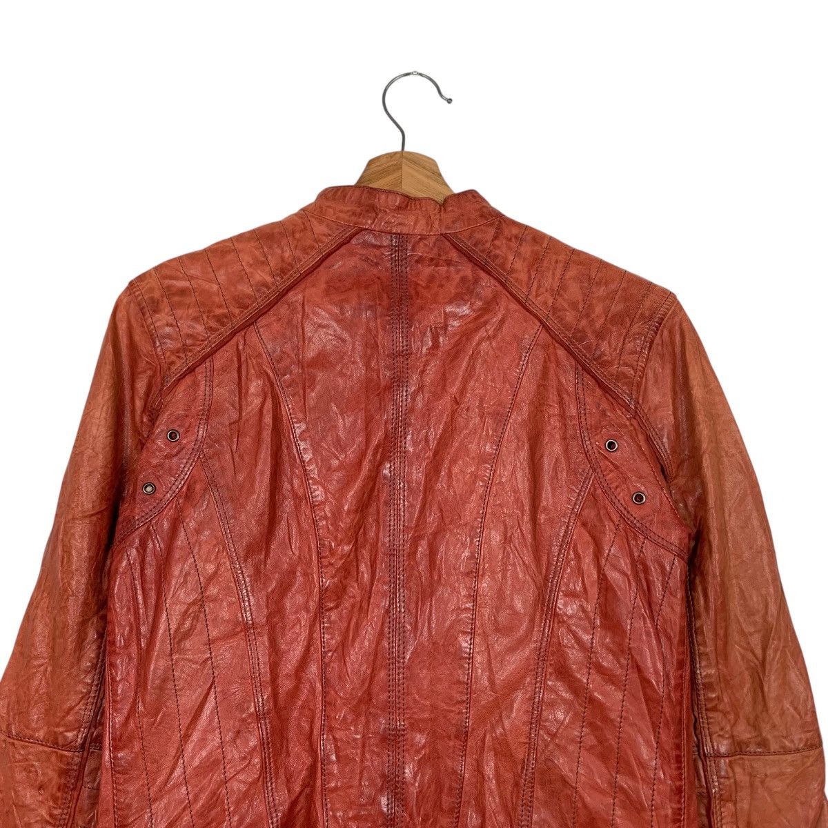 Leather ☀️Siosi leather cafe racer jacket Size US XS / EU 42 / 0 - 8 Thumbnail