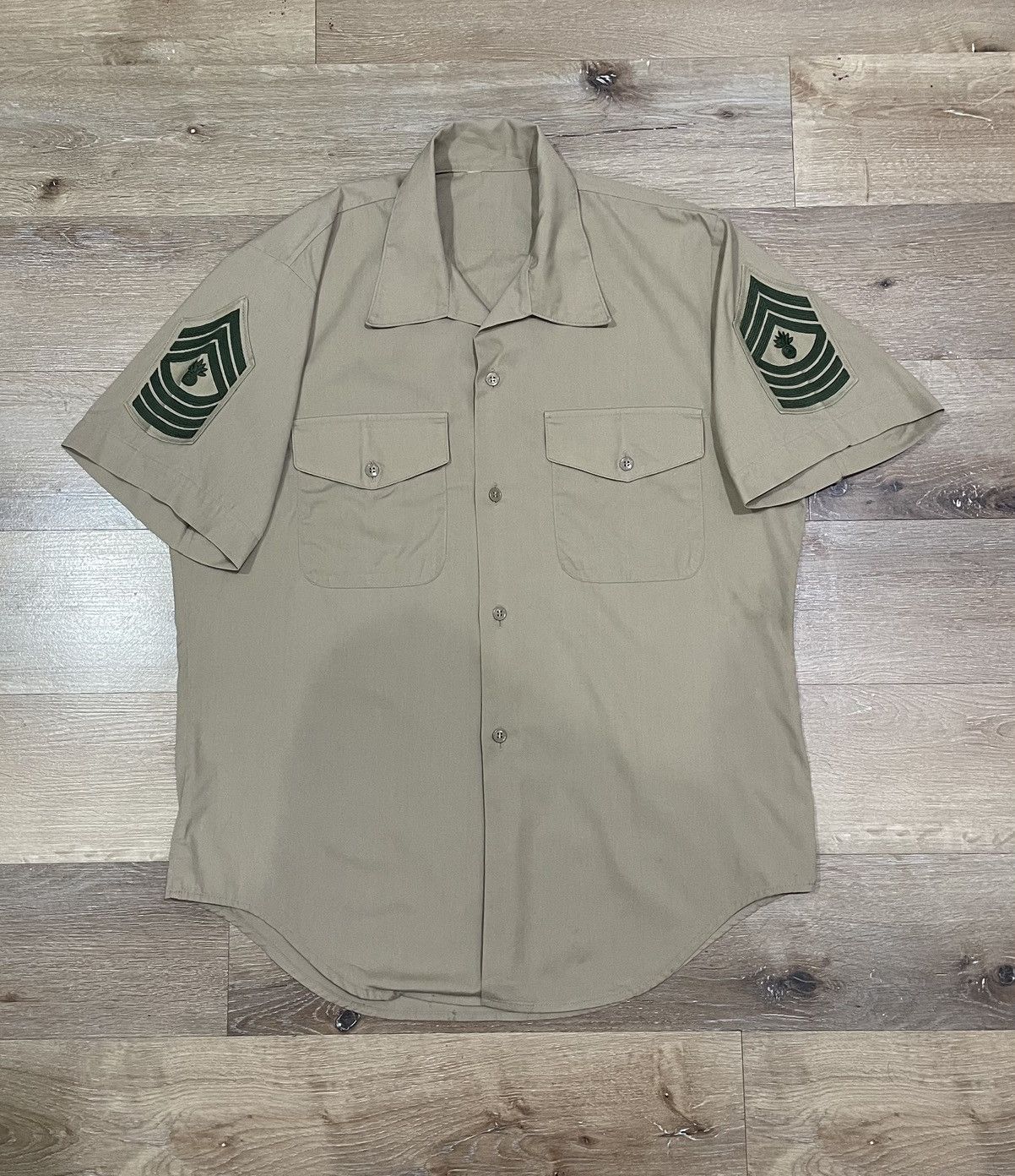 Other Vintage USMC Military Shirt (1981 Contract) Size US L / EU 52-54 / 3 - 1 Thumbnail