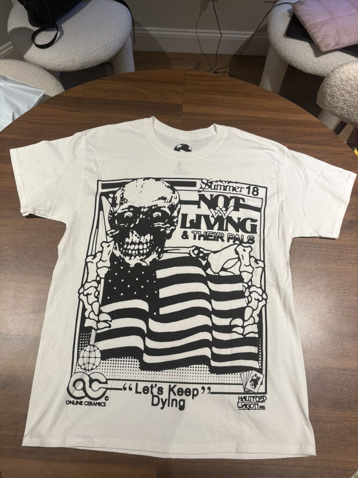 Online Ceramics 2018 “Not Living and their Pals” Grateful Dead Tour Shirt L Size US L / EU 52-54 / 3 - 1 Thumbnail