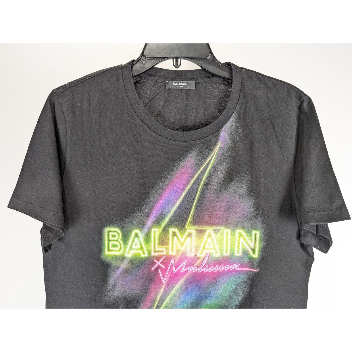 Balmain o1rshd1 Q:2 / Logo T-Shirt in Black Size US M / EU 48-50 / 2 - 4 Thumbnail