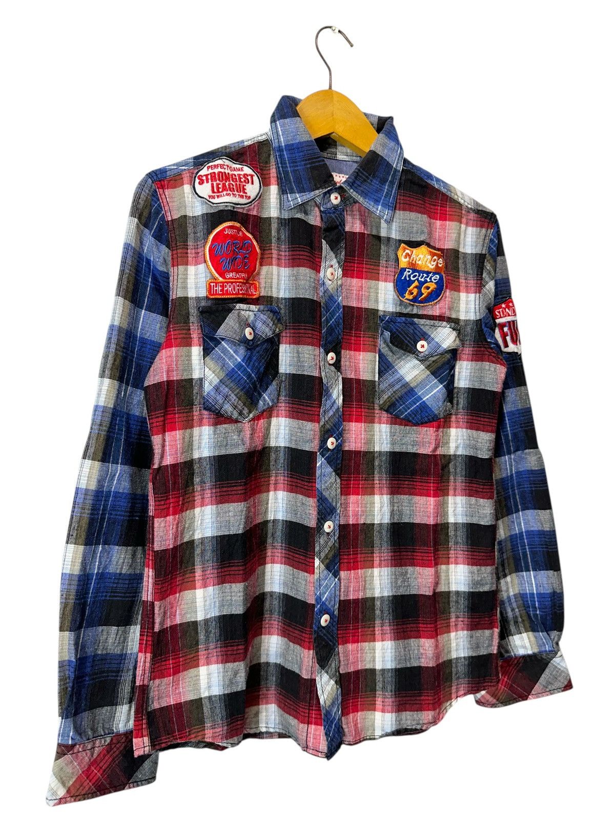 14th Addiction MARSALA EMBROIDERY WESTERN SHIRT JUNYA WATANABE STYLE Size US M / EU 48-50 / 2 - 2 Thumbnail