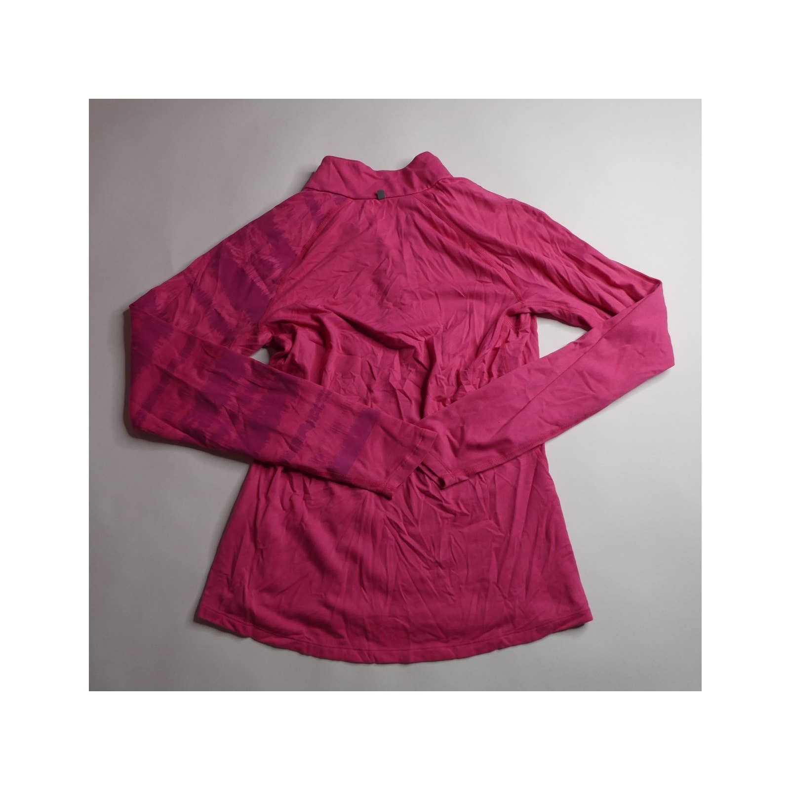 Nike NIKE 1/4 zip athletic dri-fit long sleeve top, Medium, Pink Size M / US 6-8 / IT 42-44 - 2 Thumbnail