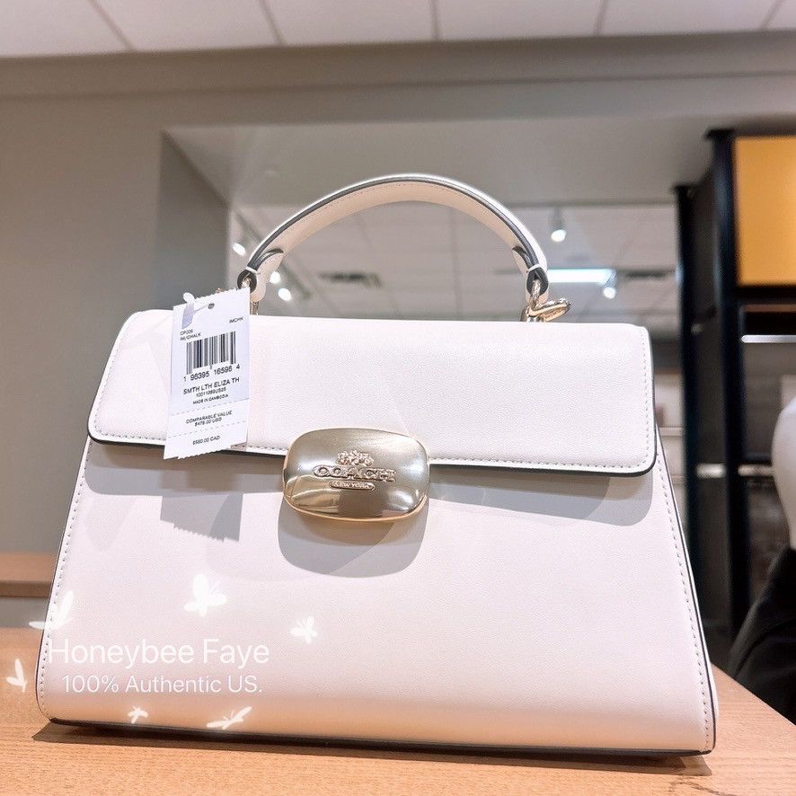 Coach Eliza Top Handle Gold/chalk CP006 Size ONE SIZE - 2 Thumbnail