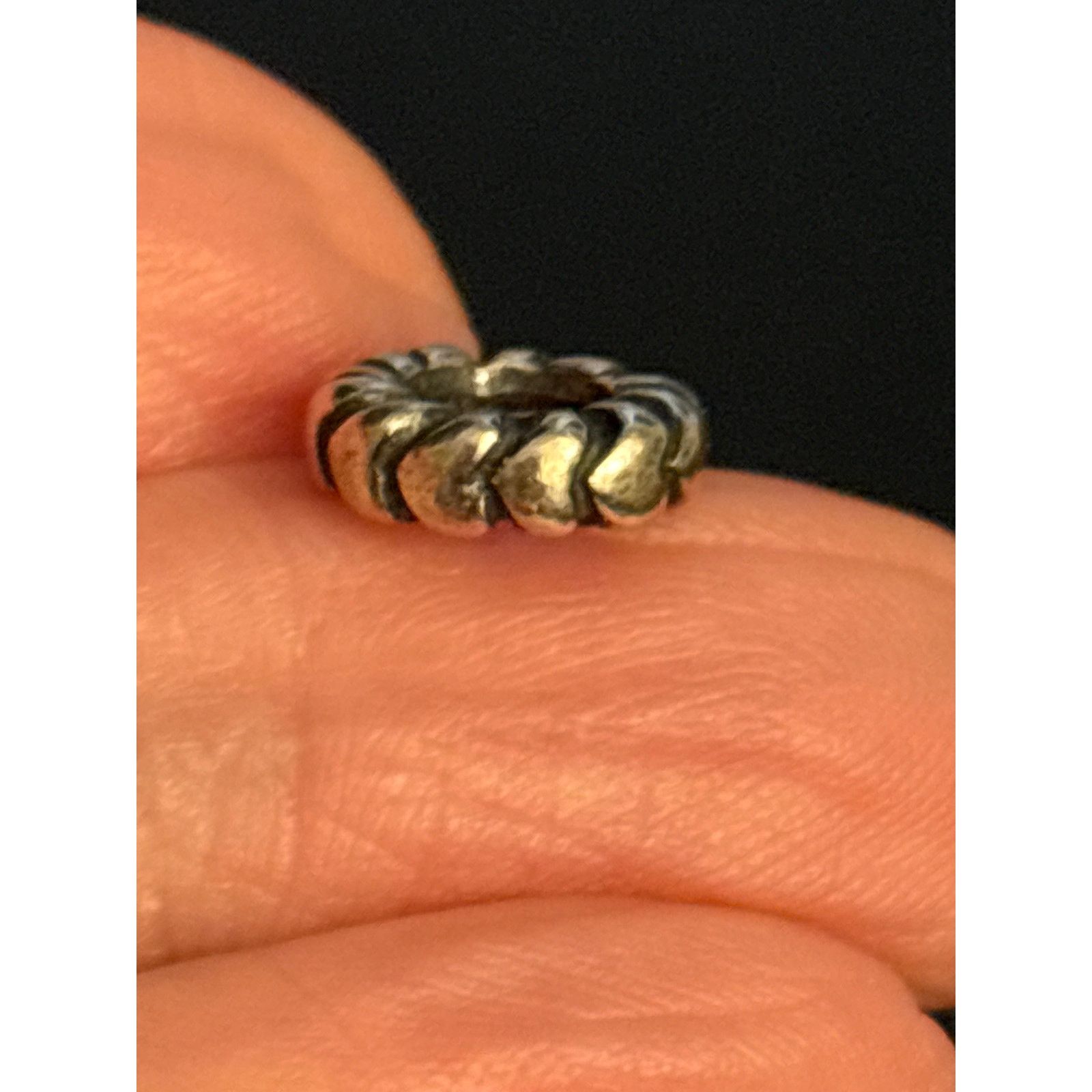 pandora Pandora Sterling Silver Heart Spacer Charm Size ONE SIZE - 6 Thumbnail