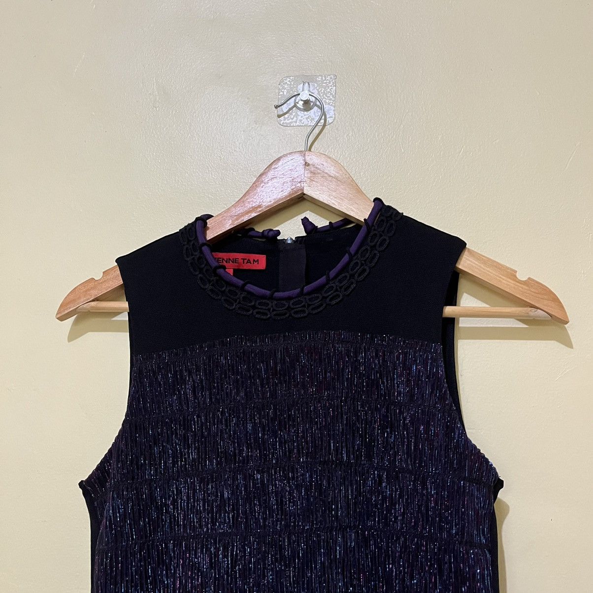 Vivienne Tam VIVIENNE TAM - PLEATED METALLIC DRESS Size XS / US 0-2 / IT 36-38 - 3 Thumbnail