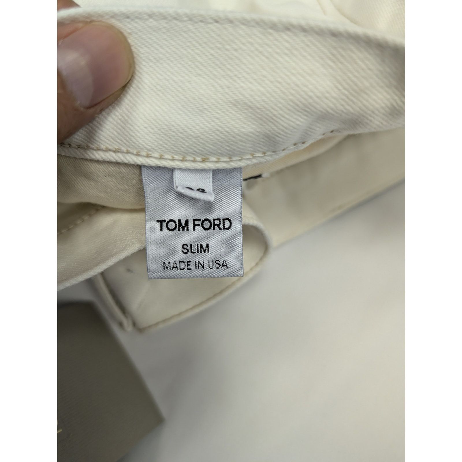 Tom Ford o1rshd1 Denim Slim Jean in White Size US 36 / EU 52 - 17 Thumbnail