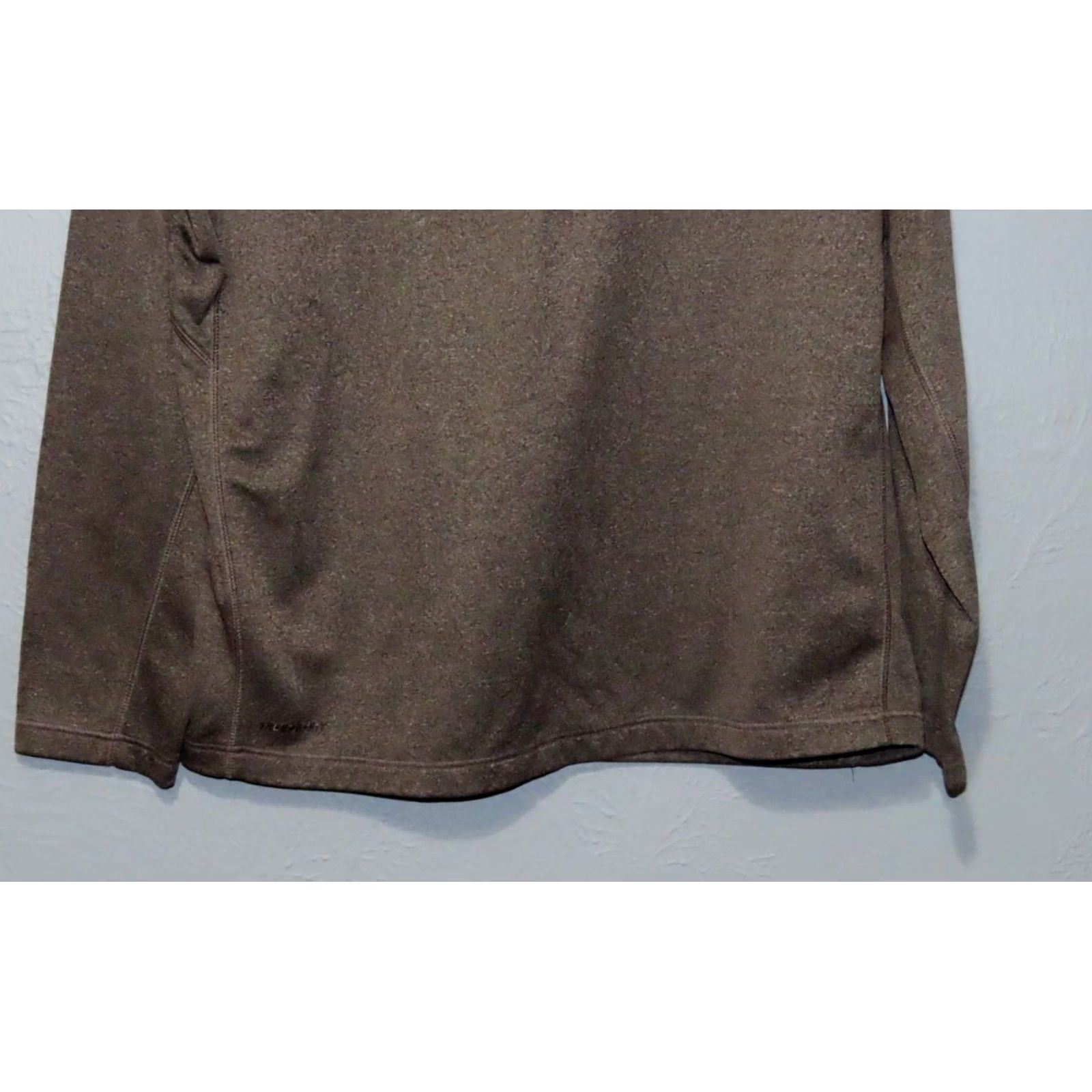 Nike Nike Men's XL Therma-Fit 1/4 Zip Pullover Sweatshirt Gray Size US XL / EU 56 / 4 - 2 Thumbnail