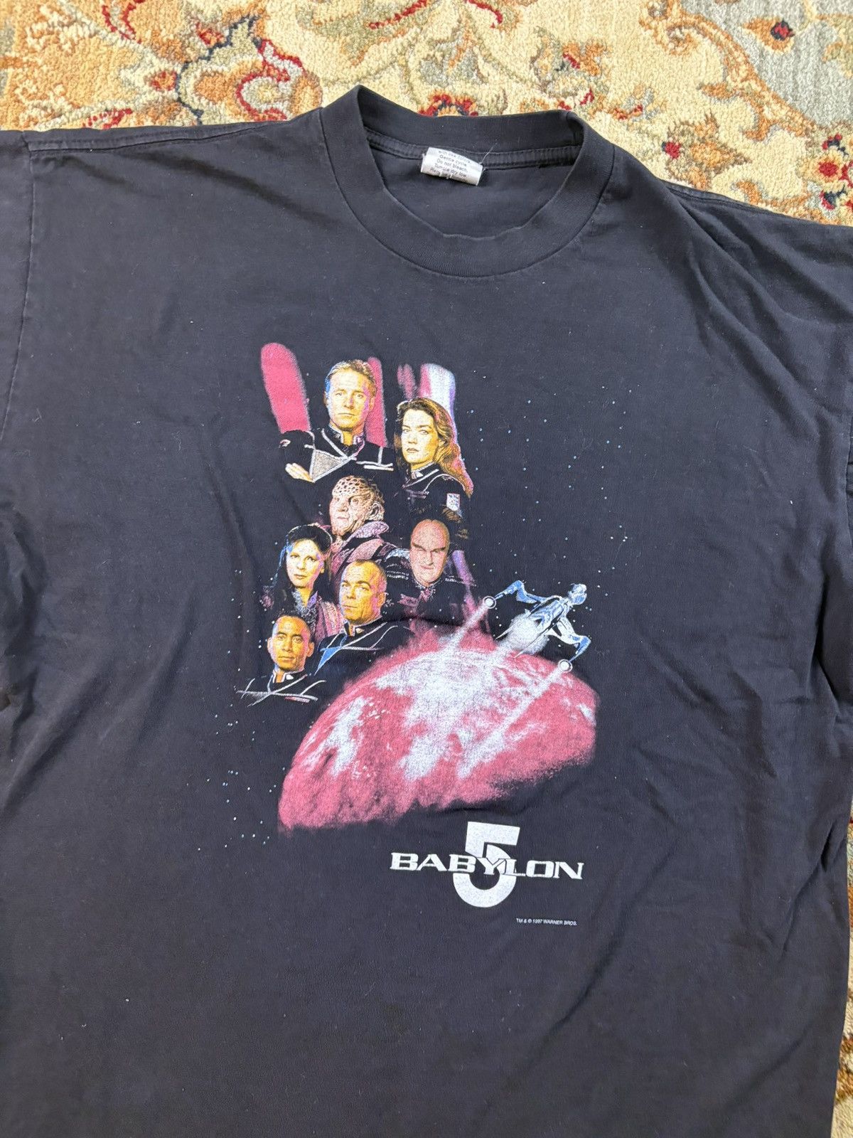 Warner Bros Vintage 1997 Star Trek T-Shirt Size US XL / EU 56 / 4 - 2 Thumbnail