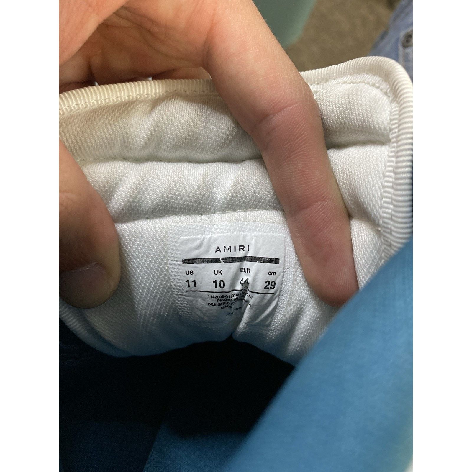 Amiri AMIRI Skel Top Hi ‘Slate Blue’ | Size 44 EU ( 11 US ) Size US 11 / EU 44 - 11 Thumbnail