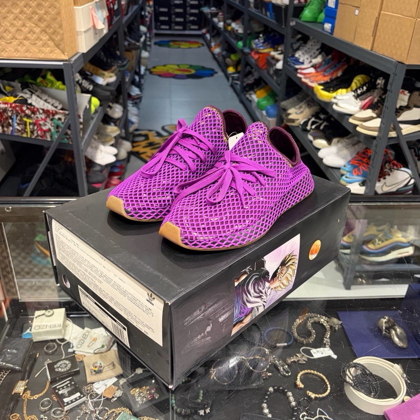 Adidas Adidas Purple Lowtop Sneakers 9 Men Size US 9 / EU 42 - 1 Thumbnail