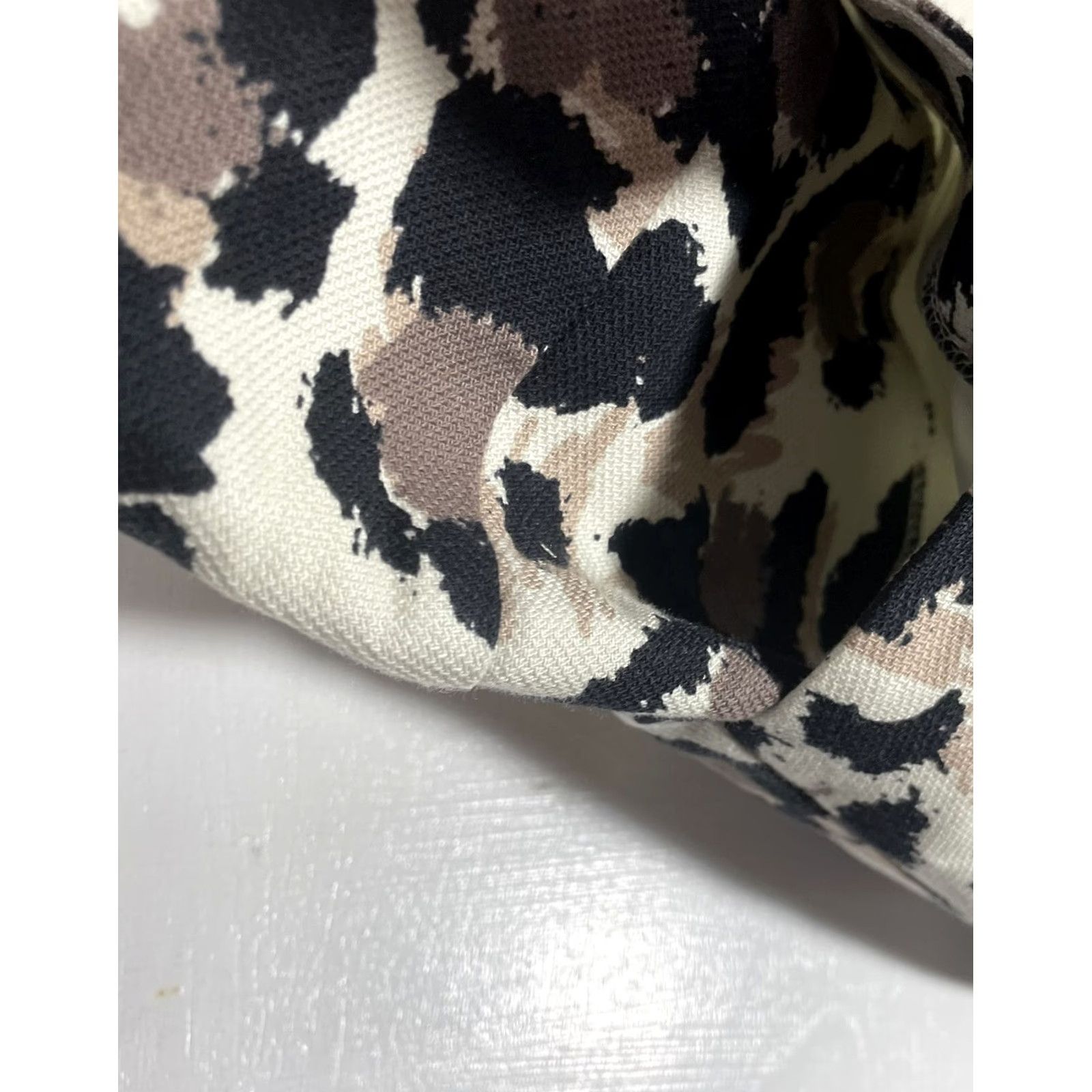 Ann Taylor VINTAGE Ann Taylor Loft Skirt 6 Women Knee Length Animal Print Pockets NWT Size 28" / US 6 / IT 42 - 5 Thumbnail