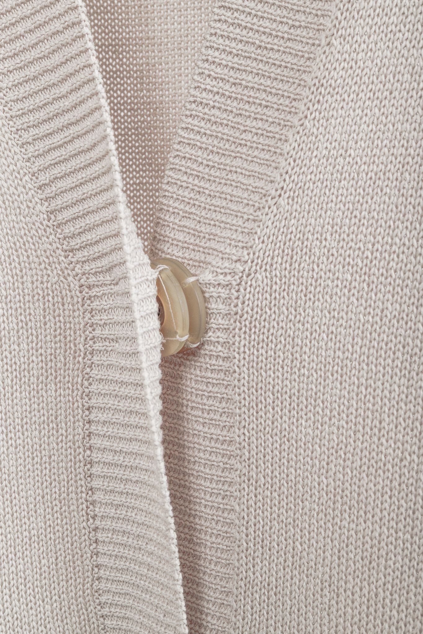 Brunello Cucinelli Brunello Cucinelli Cotton-Knit Drawstring-Waist Cardigan Size S / US 4 / IT 40 - 7 Thumbnail