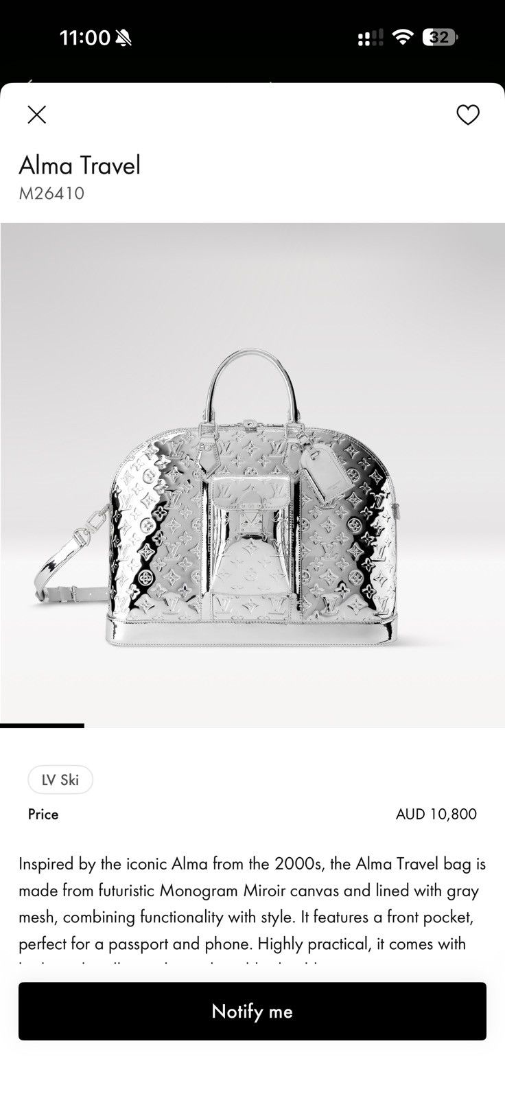 Louis Vuitton Alma Travel bag Size ONE SIZE - 10 Thumbnail