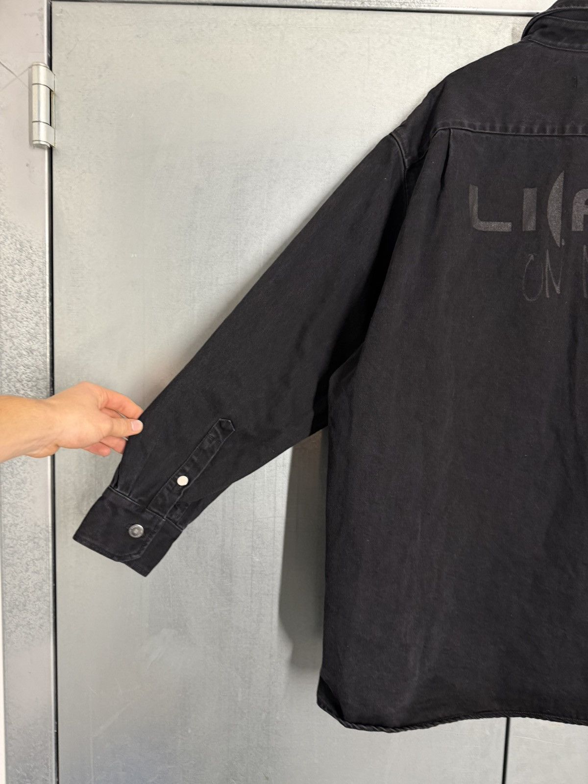 Raf Simons Raf Simons AW20-21 Life On Mars Patch Denim Overshot Size US S / EU 44-46 / 1 - 16 Thumbnail
