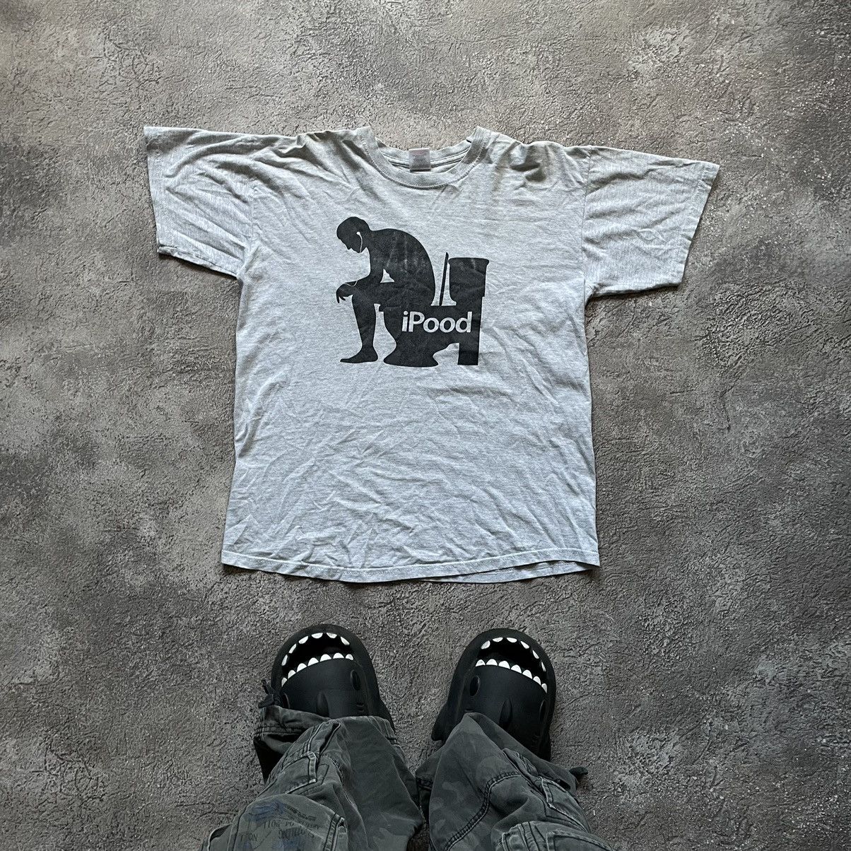 Band Tees Vintage Y2K IPOOD LOGO PORNO DIRTY HUMOR Y2K Size US M / EU 48-50 / 2 - 1 Thumbnail