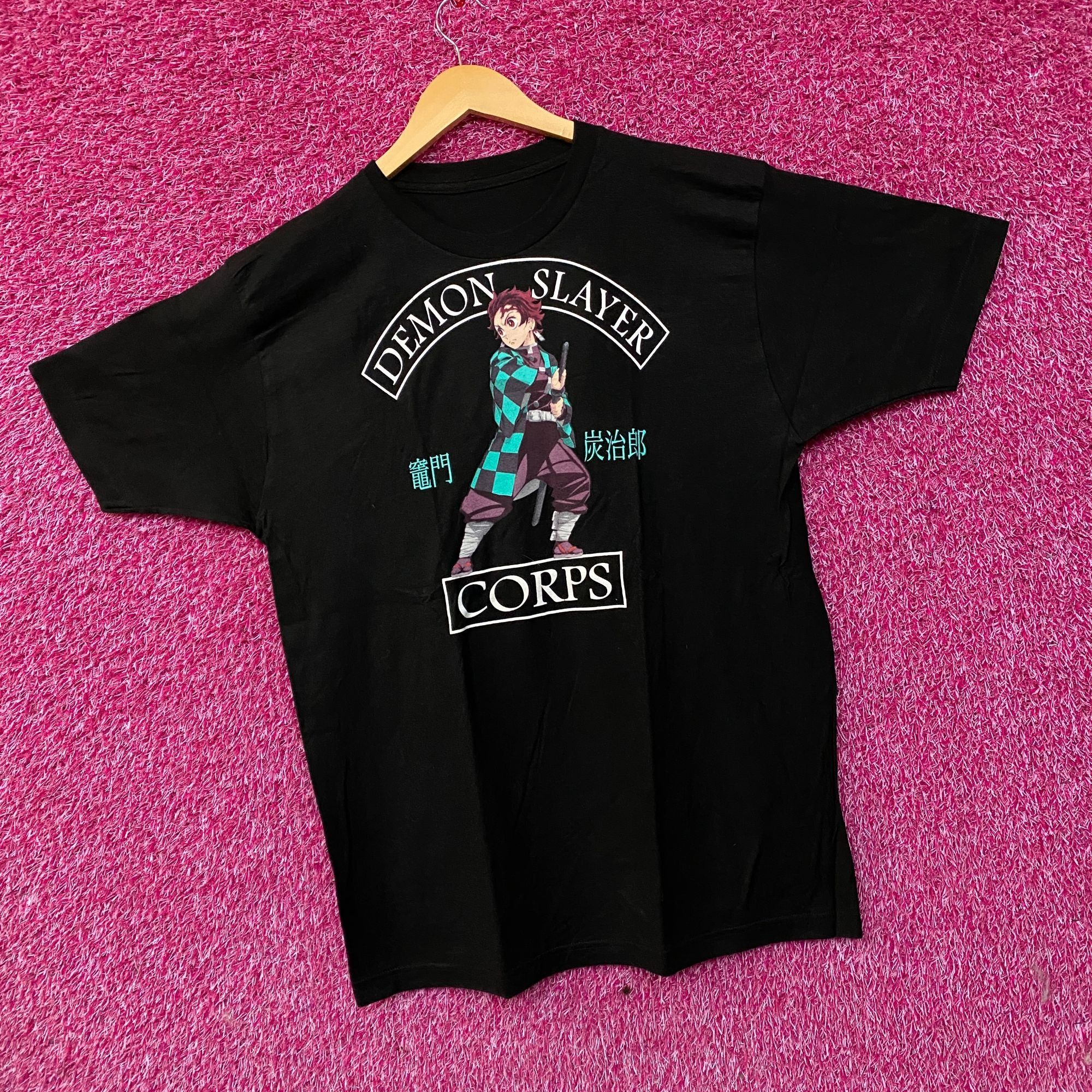 Slayer Demon Slayer Corpse Tanjiro Kamado Anime T-Shirt Large Size US L / EU 52-54 / 3 - 3 Thumbnail