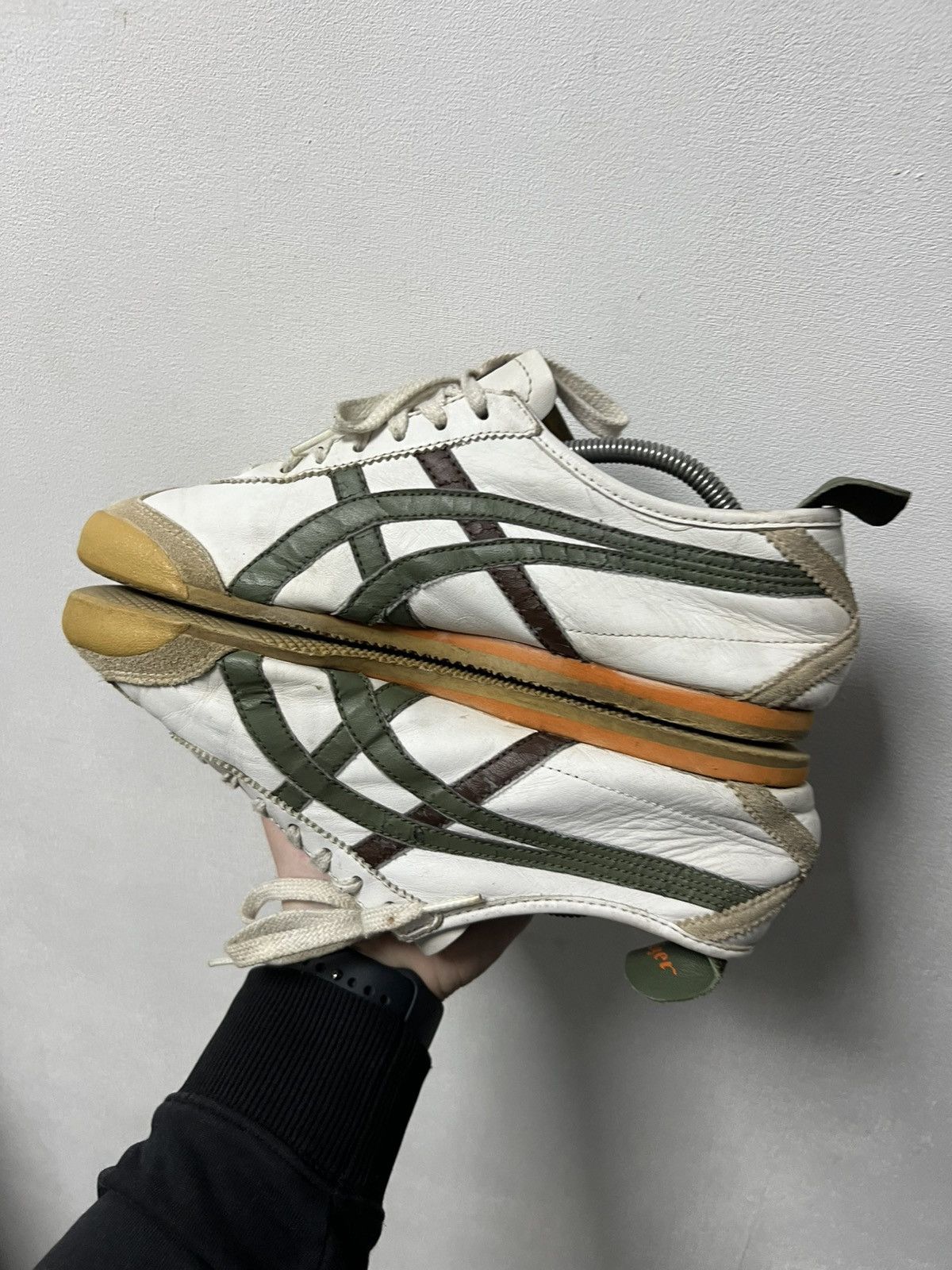 Asics Vintage Asics Tiger Onitsuka Leather Sneakers Size US 9.5 / EU 42-43 - 8 Thumbnail