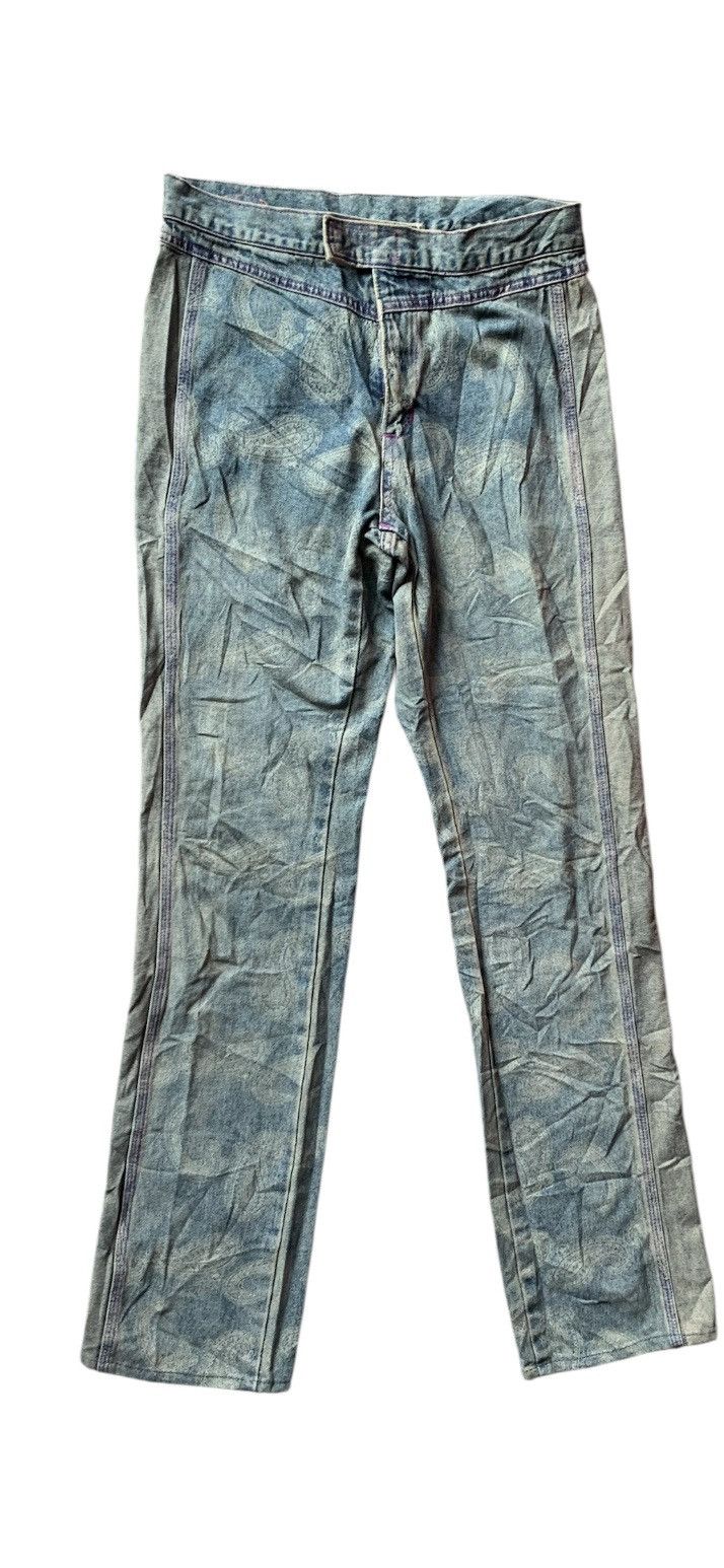 Japanese Brand VINTAGE Japan Nuve Bushpant flare denim Size 26" / US 2 / IT 38 - 9 Thumbnail