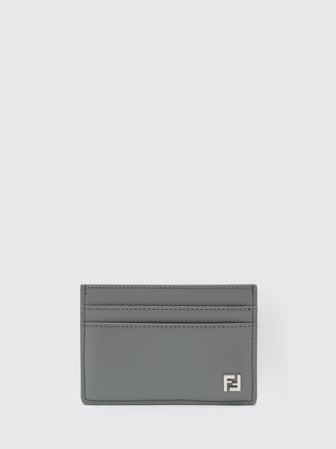 Fendi Fendi Wallet Men Grey Size ONE SIZE - 1 Thumbnail