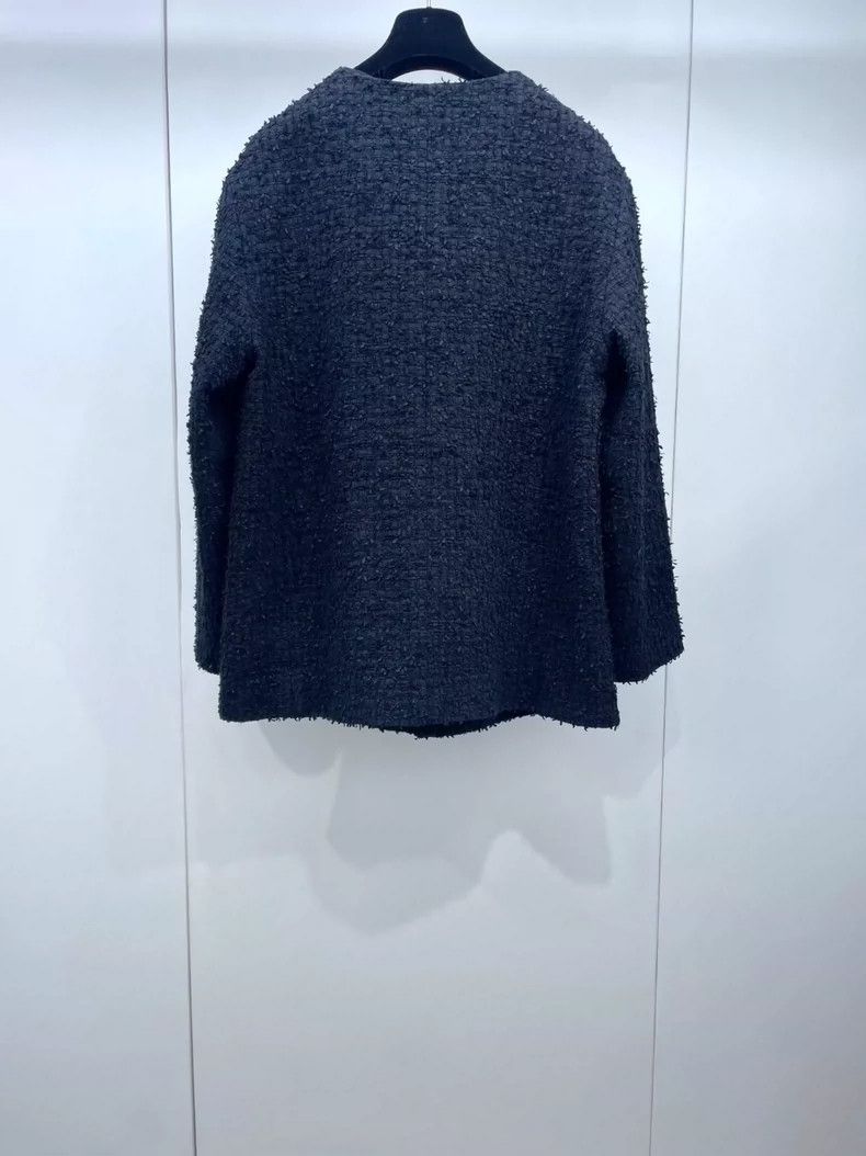 Chanel Chanel 21P black classic popular round-neck jacket 2504-Nex Size S / US 4 / IT 40 - 2 Thumbnail