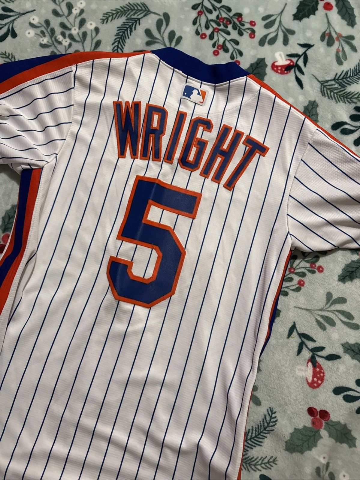 Majestic New York Mets David Wright Pinstripe Baseball jersey - Size Size US S / EU 44-46 / 1 - 5 Thumbnail
