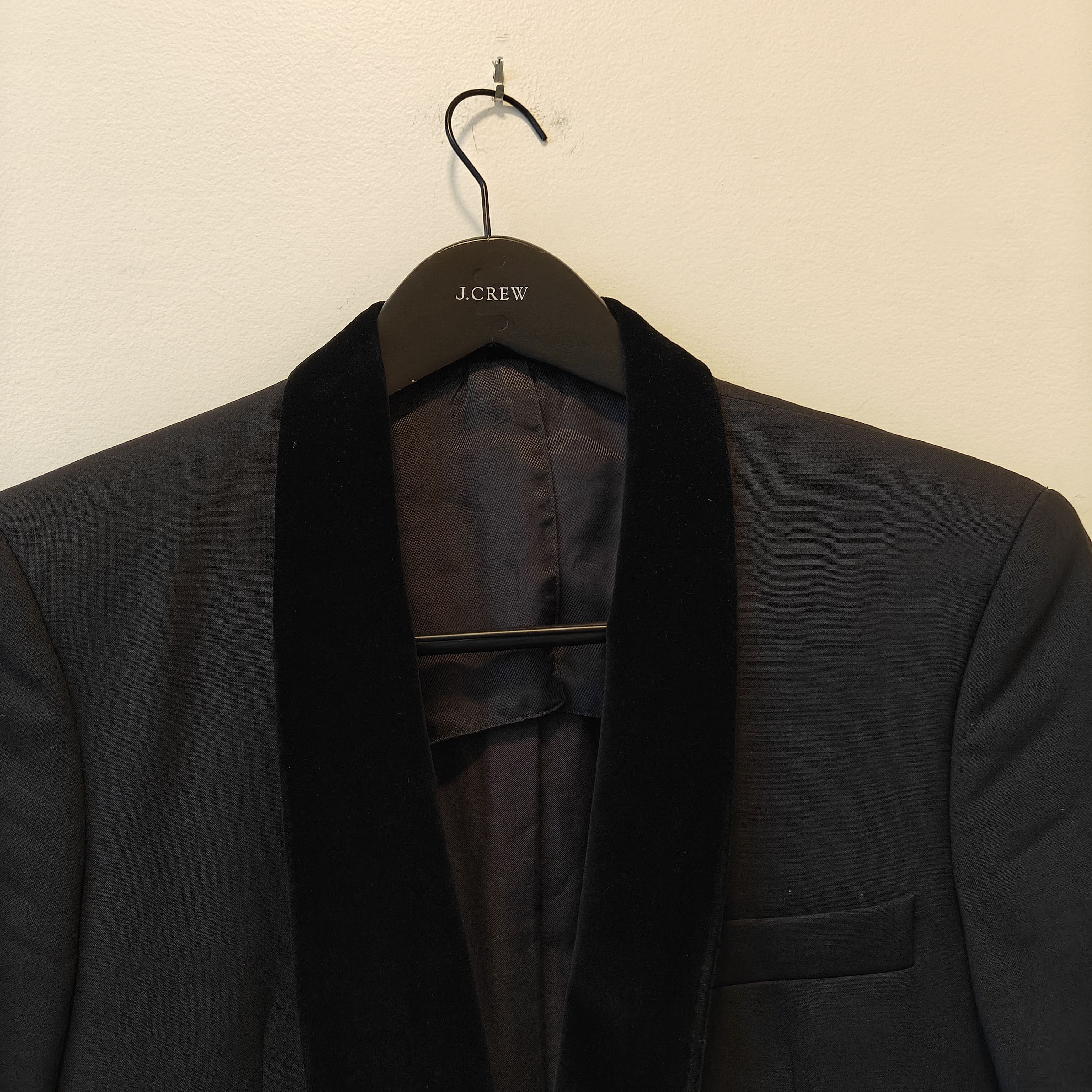 Maison Margiela Navy Tux Velvet Shawl Collar Blazer - mohair Size 48R - 4 Thumbnail