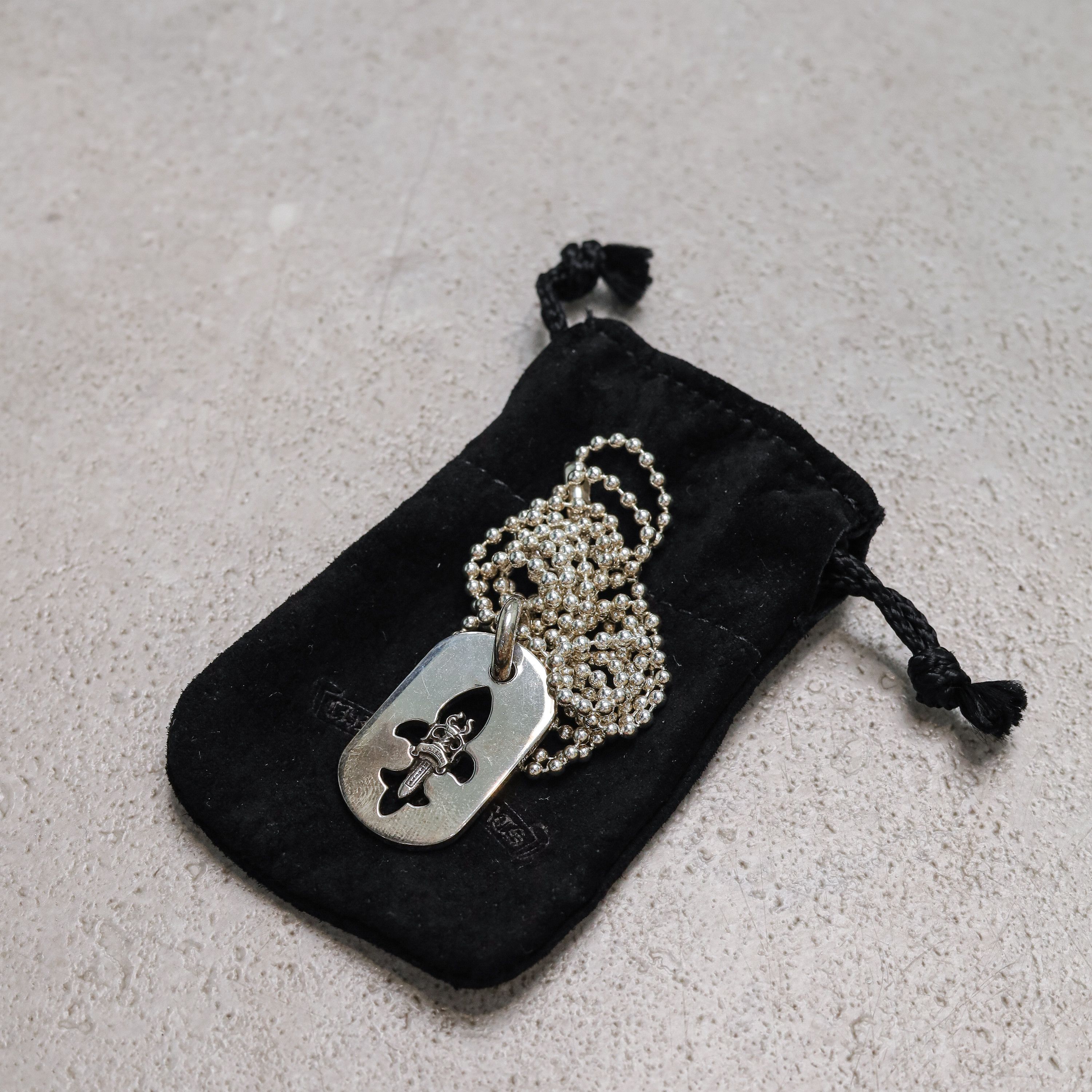 Chrome Hearts CHROME HEARTS Dog Fleur Dagger Necklace SILVER Size ONE SIZE - 4 Thumbnail