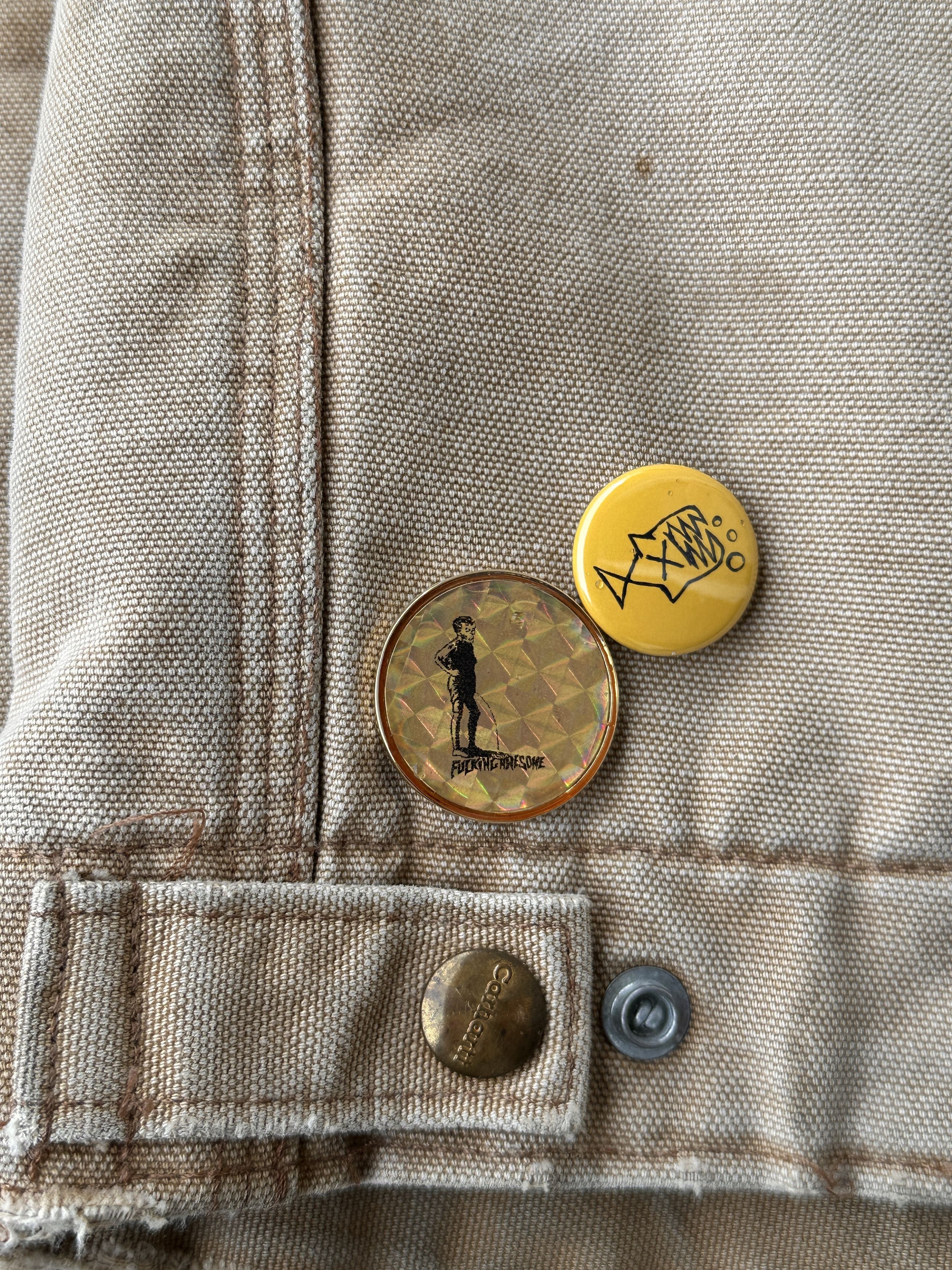 Carhartt Trashed Detroit Faded Dirty Work Jkt Blanket lined Size US L / EU 52-54 / 3 - 9 Thumbnail