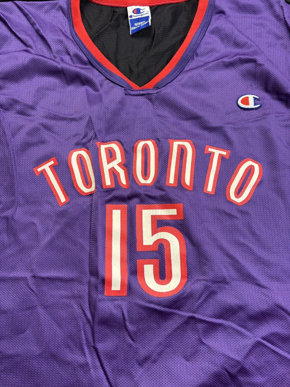 Champion 90s Vintage Toronto Raptors Shorts Carter Matching Suit Set Size US L / EU 52-54 / 3 - 17 Thumbnail