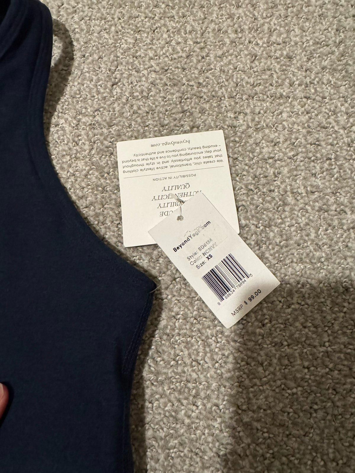 Designer Beyond Yoga Women's Racerback Dress - XS - Nocturnal Navy Size ONE SIZE - 4 Thumbnail