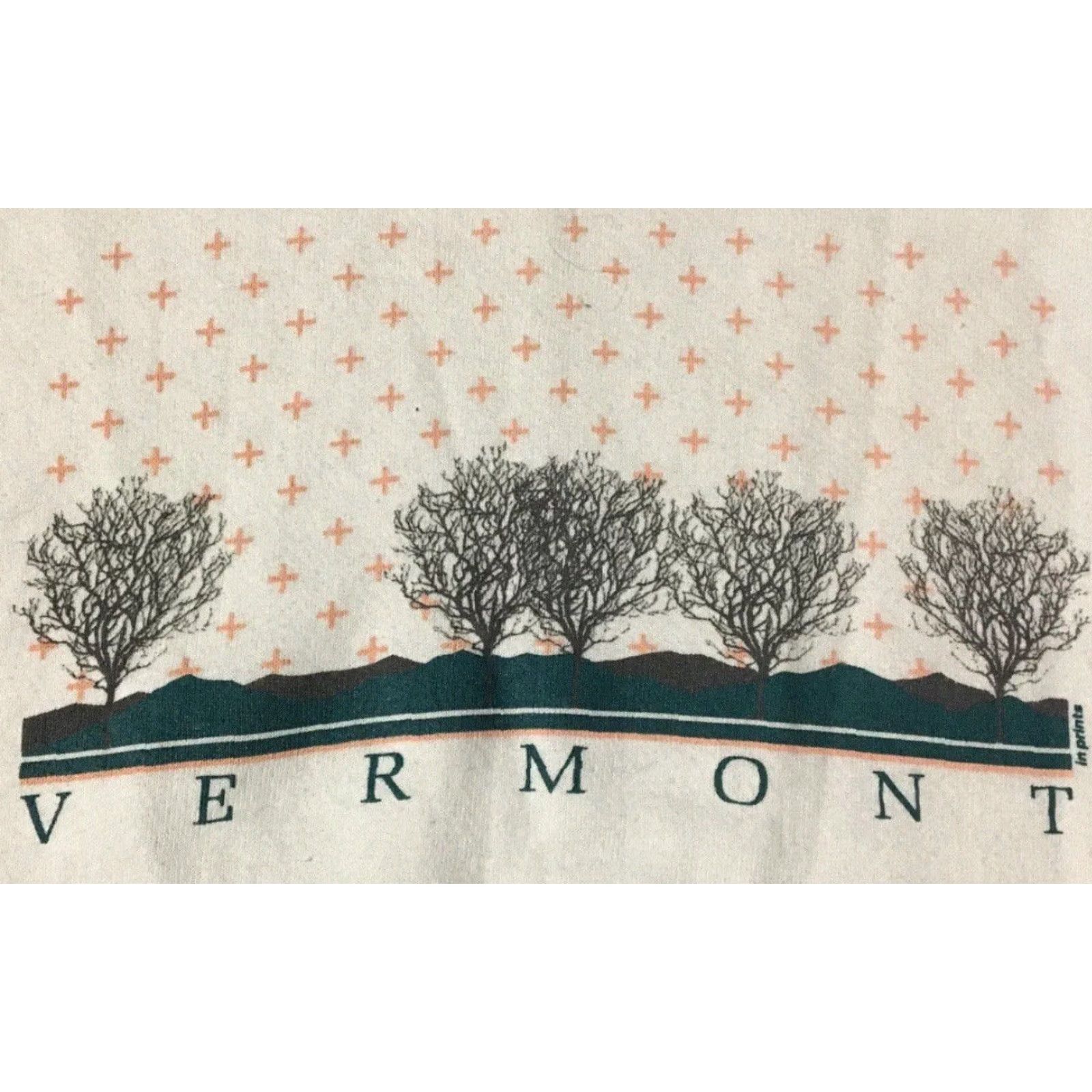 Fruit Of The Loom Vtg Vermont Spellout Sweatshirt S USA Art Nature College Track Grunge PE 90s 80s Size US S / EU 44-46 / 1 - 2 Thumbnail