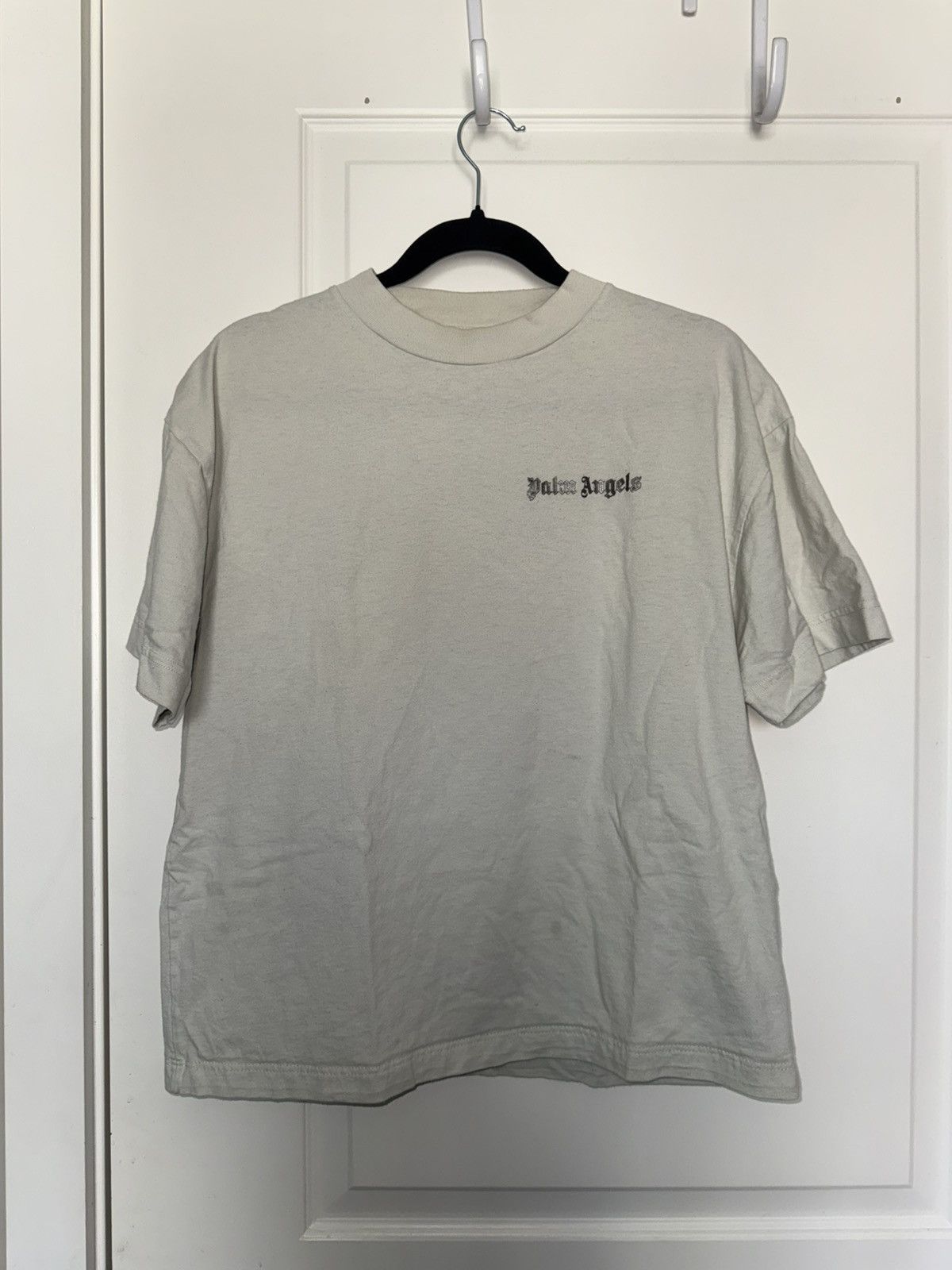 Palm Angels Palm Angels Silver Logo Tee Size US M / EU 48-50 / 2 - 1 Thumbnail