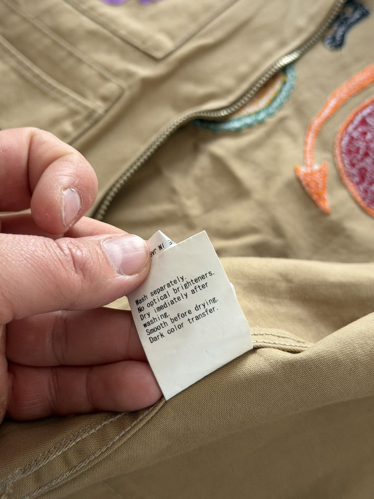 Cactus Plant Flea Market *RARE* CPFM HUMAN MADE KNOWLEDGE JACKET VEST EMBROIDERY Size US M / EU 48-50 / 2 - 14 Thumbnail