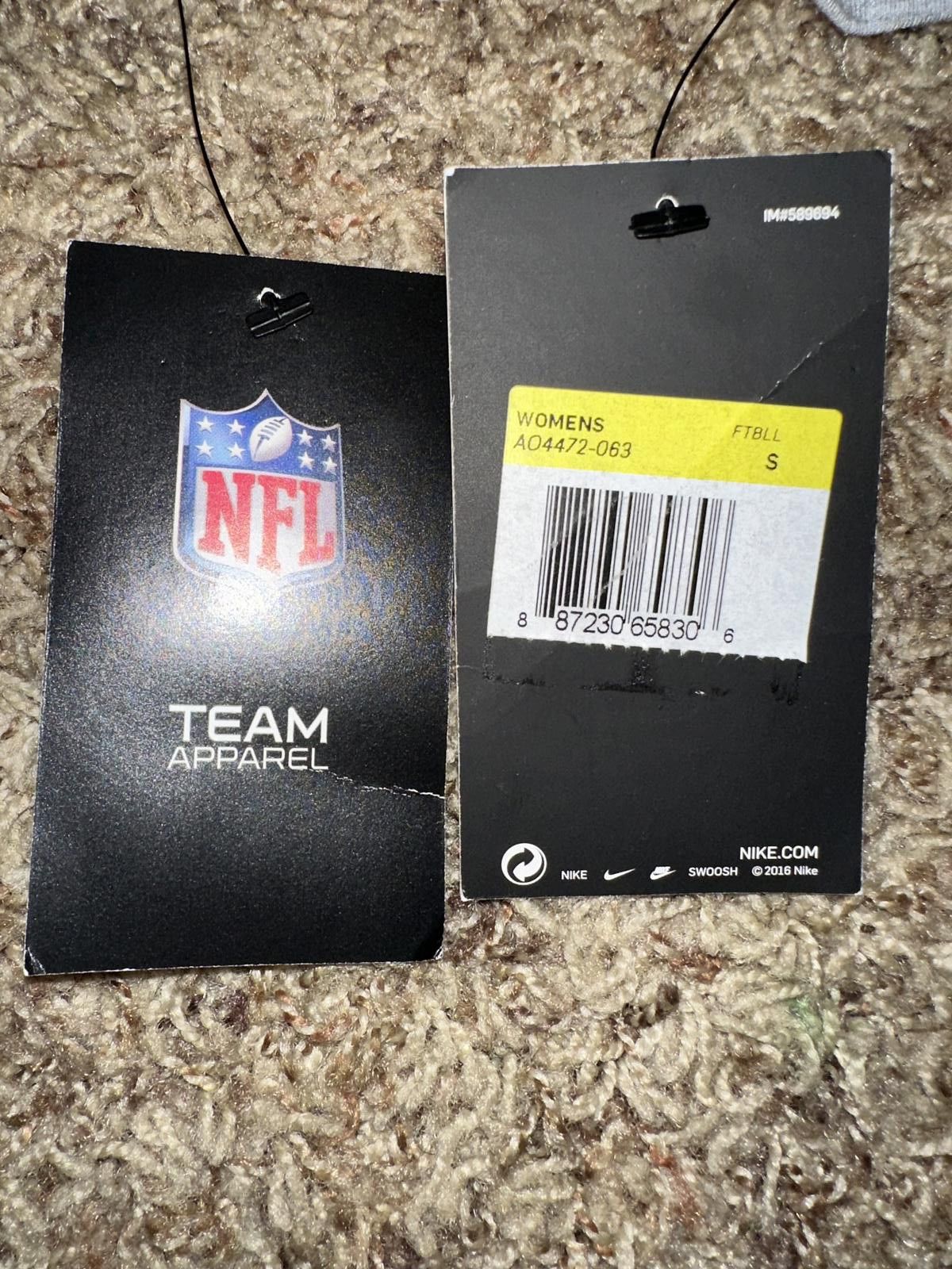 Nike Nike Women’s Seattle Seahawks Women's Team Authentic V-Neckgrey T-Shirt Size S / US 4 / IT 40 - 7 Thumbnail
